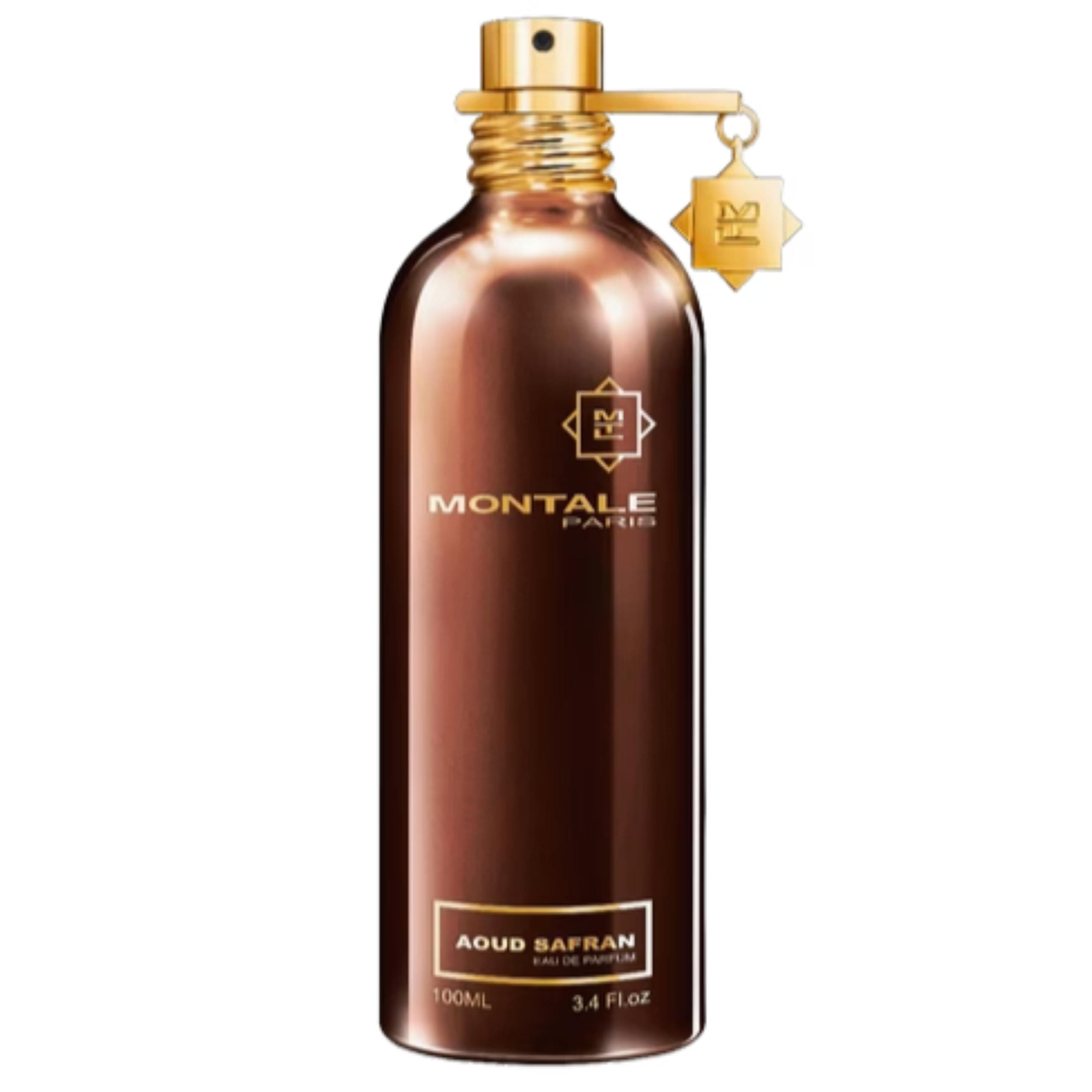 Montale Aoud Safran Eau de Parfum Spray for Unisex, 3.4 Ounce