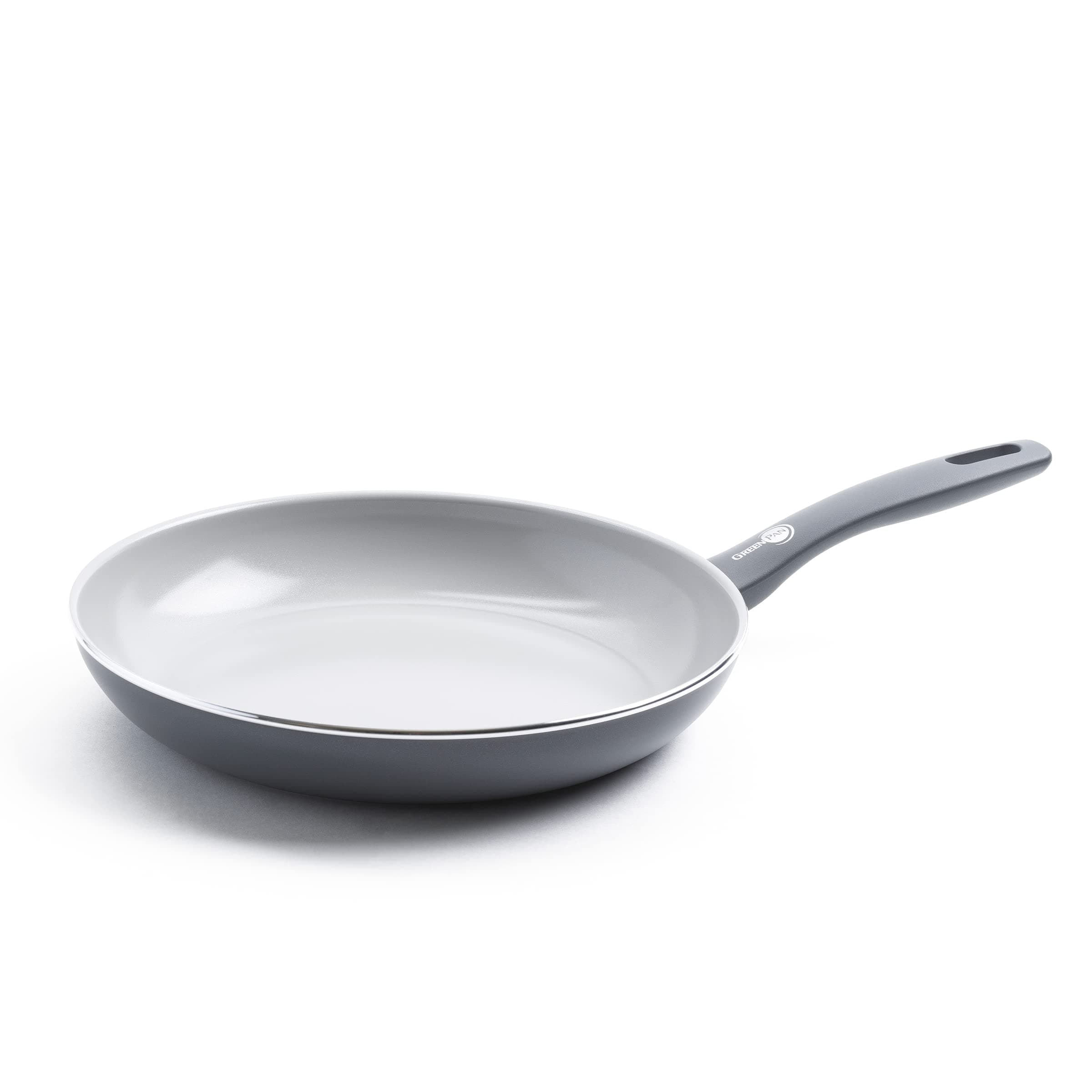 GreenPan Dover Healthy Ceramic Nonstick, 12" Frying Pan Skillet, Black