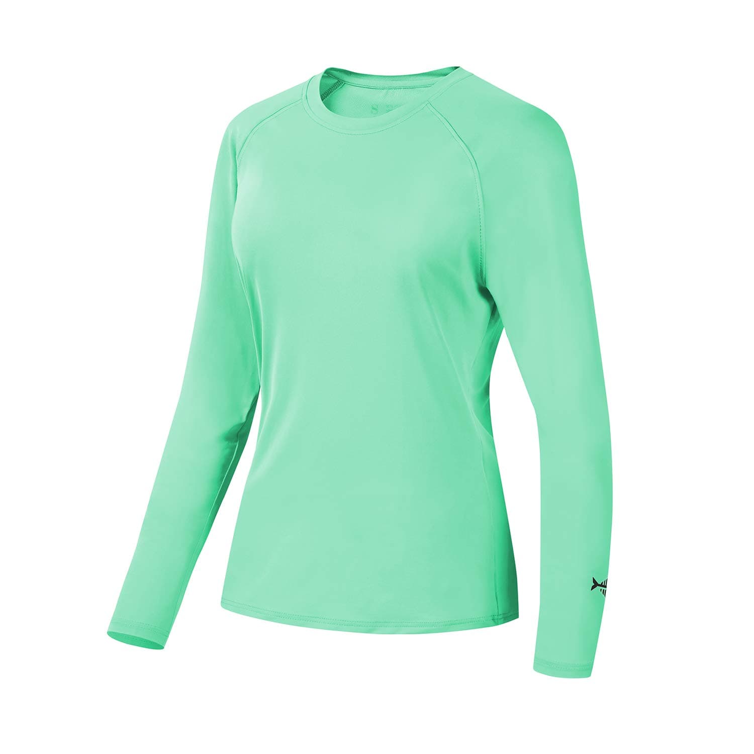 Bassdash Women’s UPF 50+ UV Sun Protection T-Shirt Long Sleeve Fishing Hiking Performance Shirts Mint