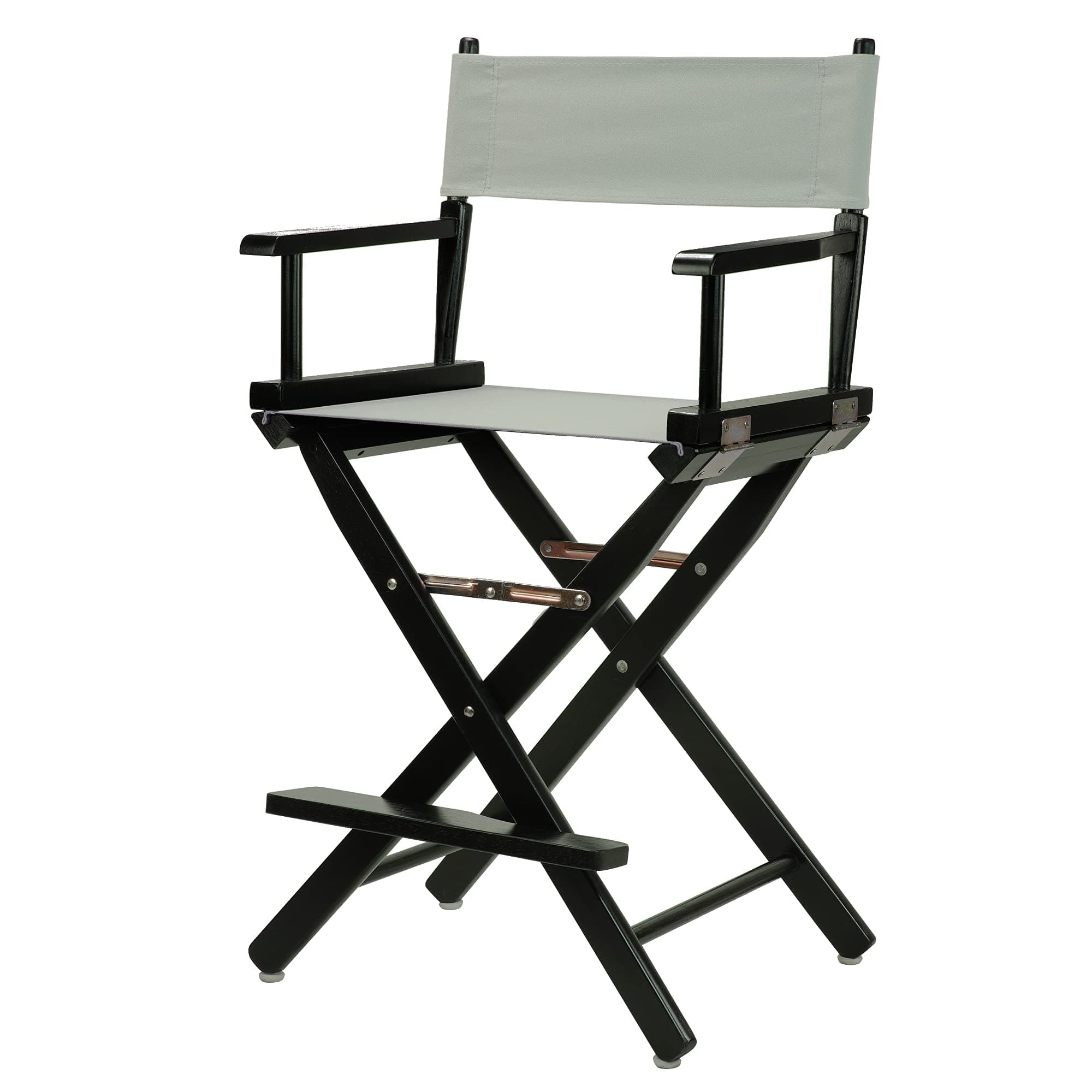 Casual Home 24" Black Frame-Gray Canvas Director Chair