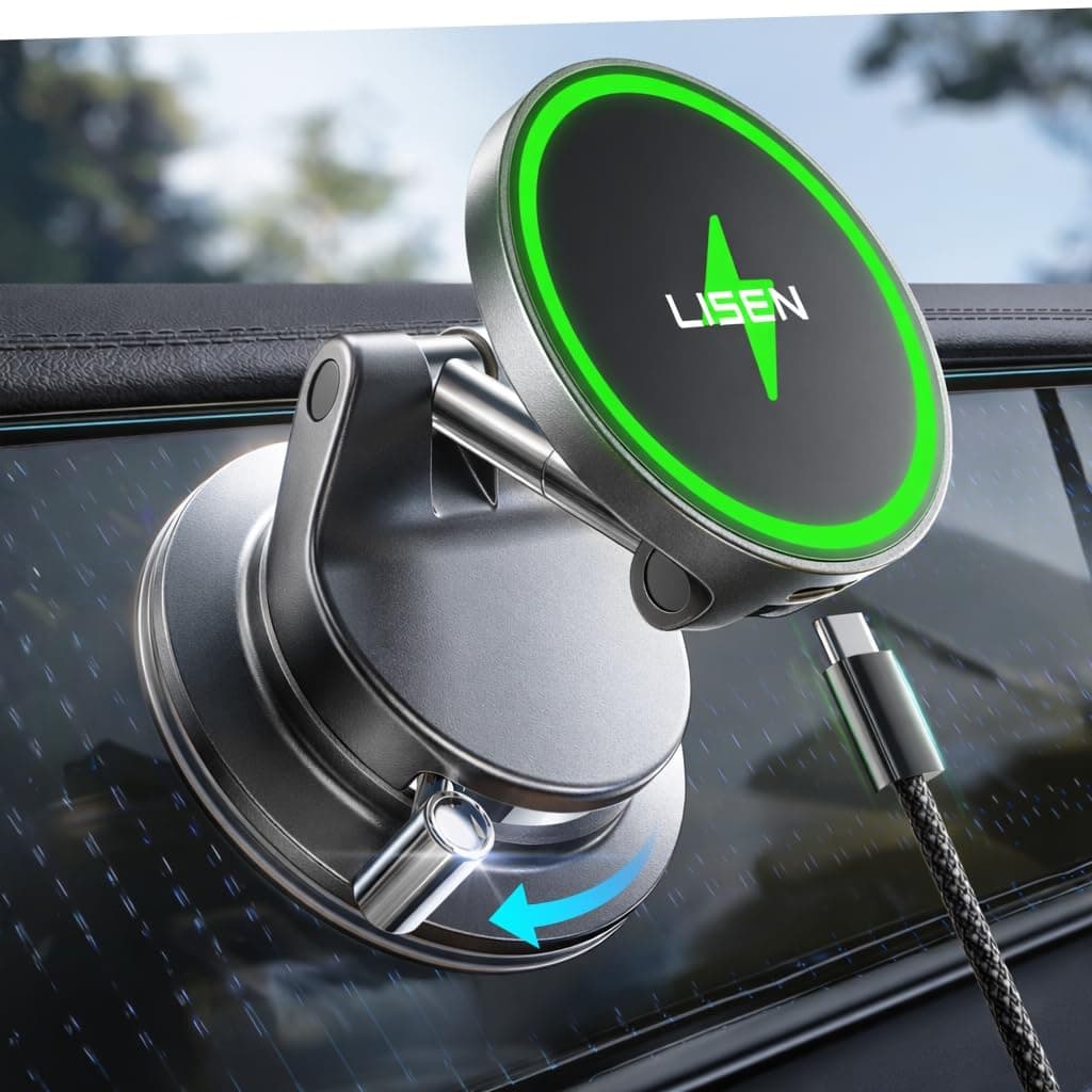 LISEN 15W Magsafe Car Mount
