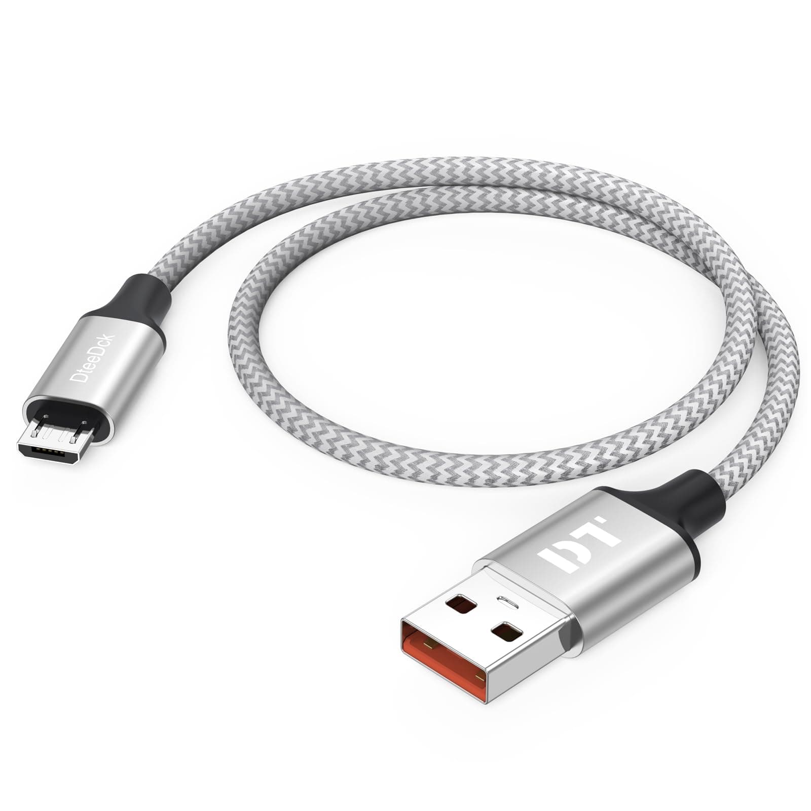 DteeDck USB to Micro USB Cable BK106(1 Feet, 1 Pack)