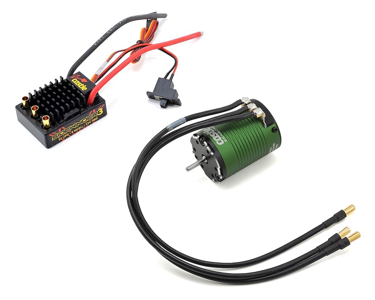 Castle Creations Sv3 Waterproof 1:10Th 12V Esc & 1406-5700 Sensored Motor