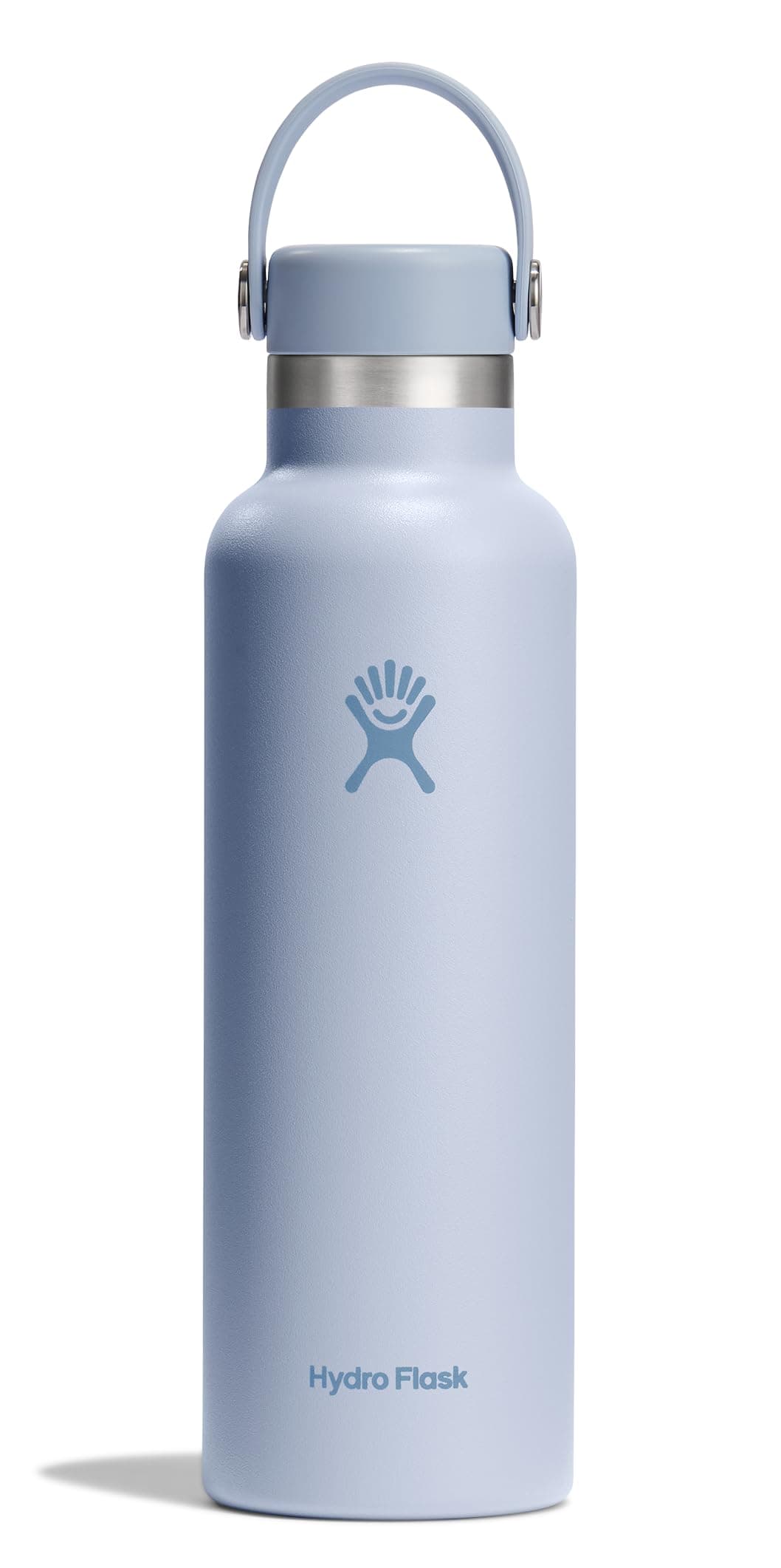 Hydro Flask Stainless Steel Standard Mouth Water Bottle with Flex Cap and Double-Wall Vacuum Insulation,Surf, 21 Ounces