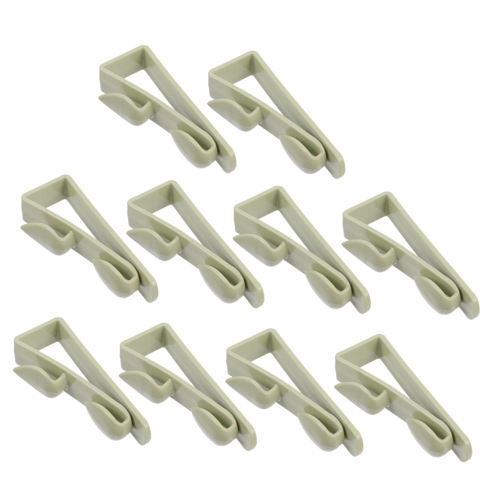LALADEFIEE 10pcs Multifunctional Sundry Door Back Hooks Easy to Install Cabinet Door Hangers for Clothes Bags and Supplies Elegant Design