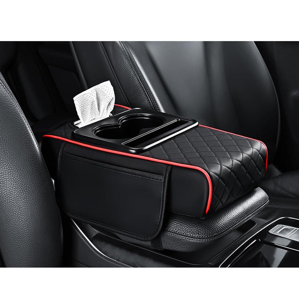 DYQFFF Car Armrests Covers for Audi A6 1995–2025, Center Console Cover Armrest Cushion Middle Console Protector Armrest Mat Interior Accessories,G