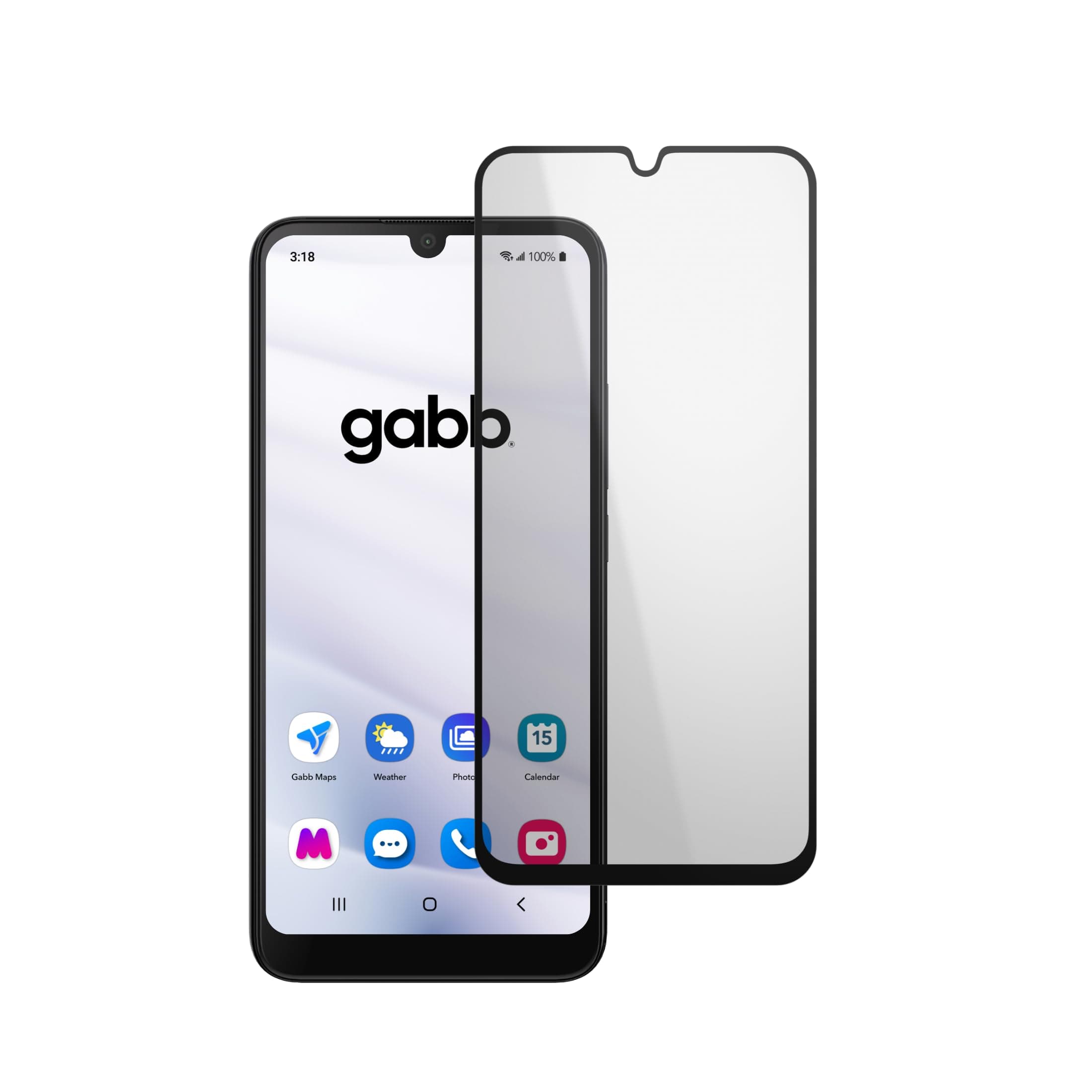 Gabb Phone 4 Ultra Thin Gorilla Glass Screen Protector, Scratch Resistant