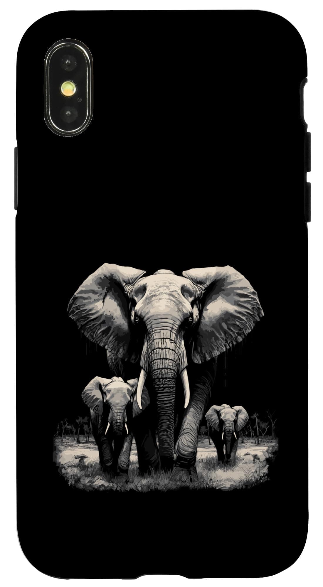 Elephant Family Elephant Case for iPhone X/XS