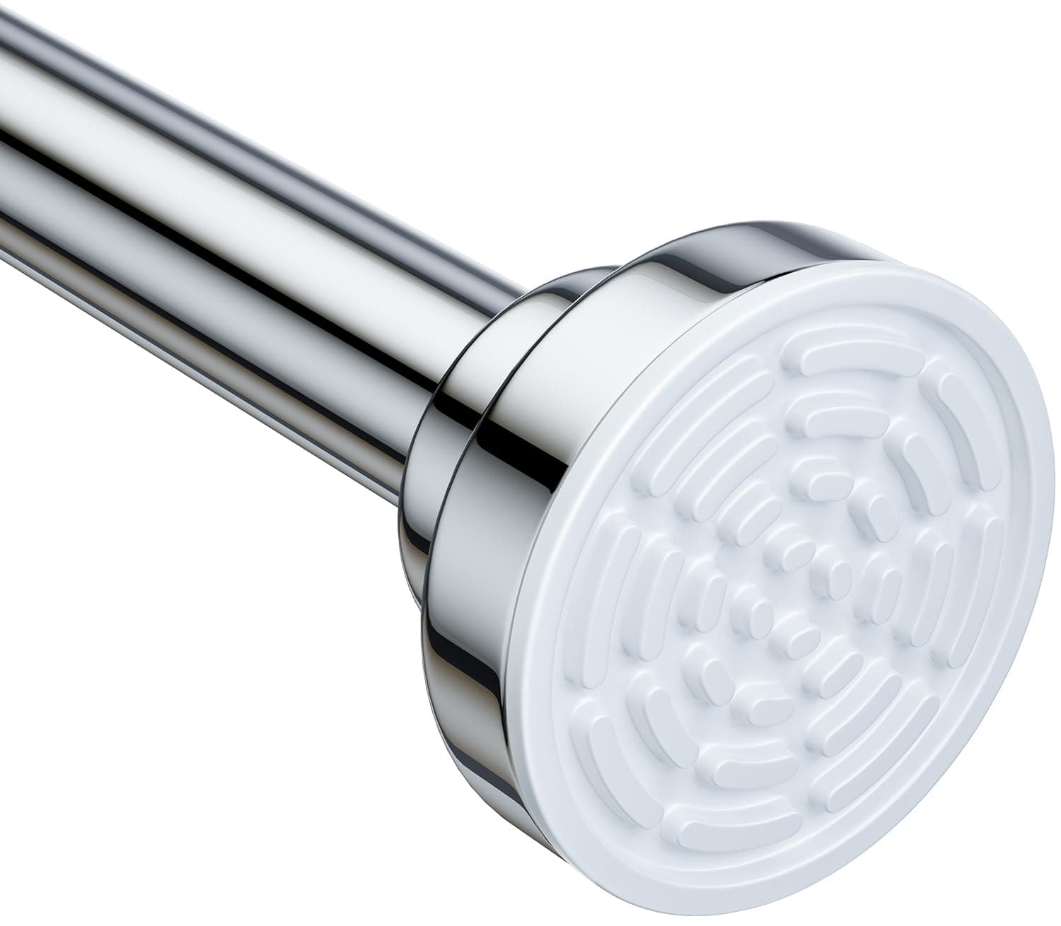Ausemku Shower Tension Rod - 40-72 Inch Never Rust Non-Slip Spring Tension Use Bathroom Kitchen