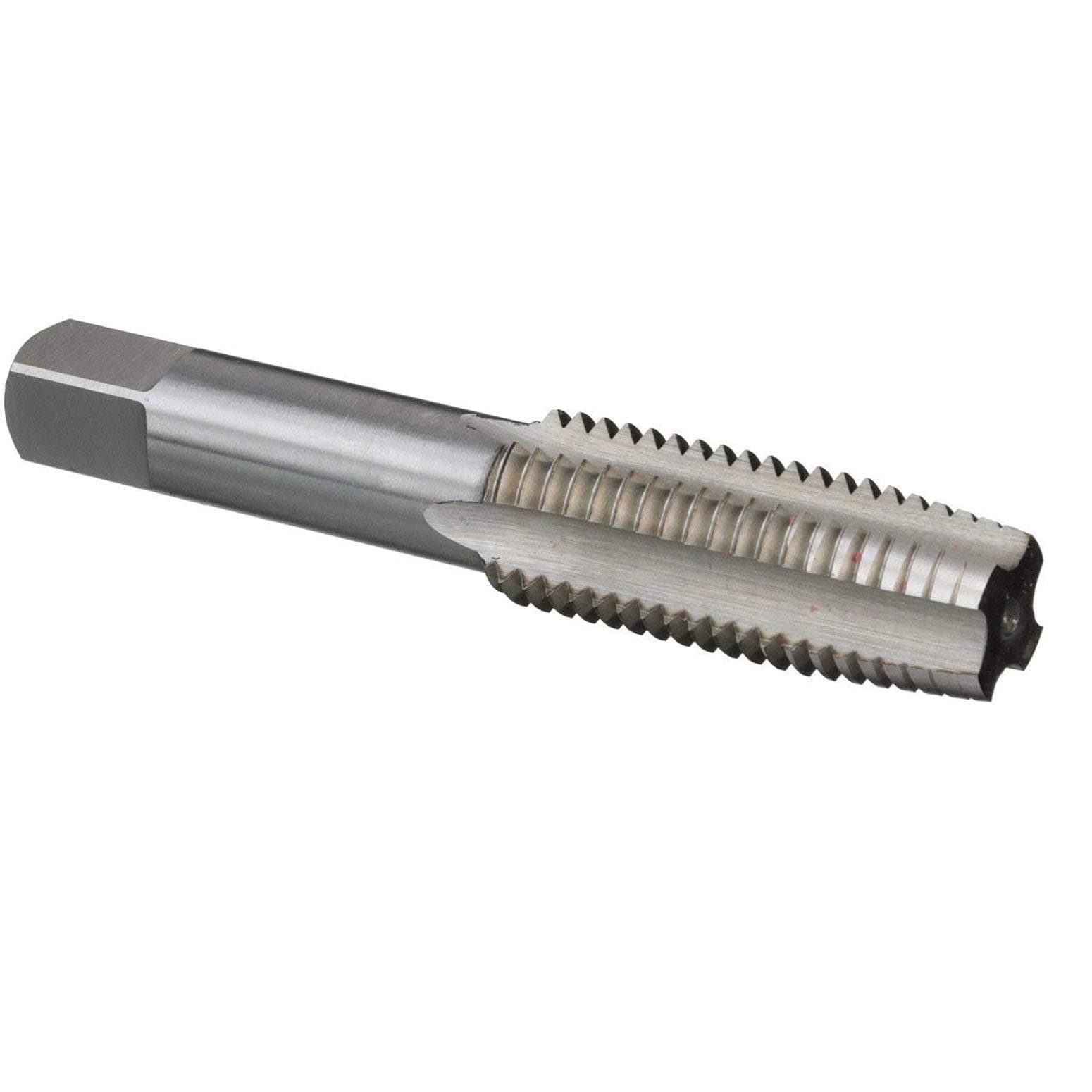 Drill America DWT Series Qualtech High-Speed Steel Hand Threading Tap Set, Uncoated (Bright) Finish, Round with Square End Shank, 1-3/16-Inch-8 Size (Pack of 1)