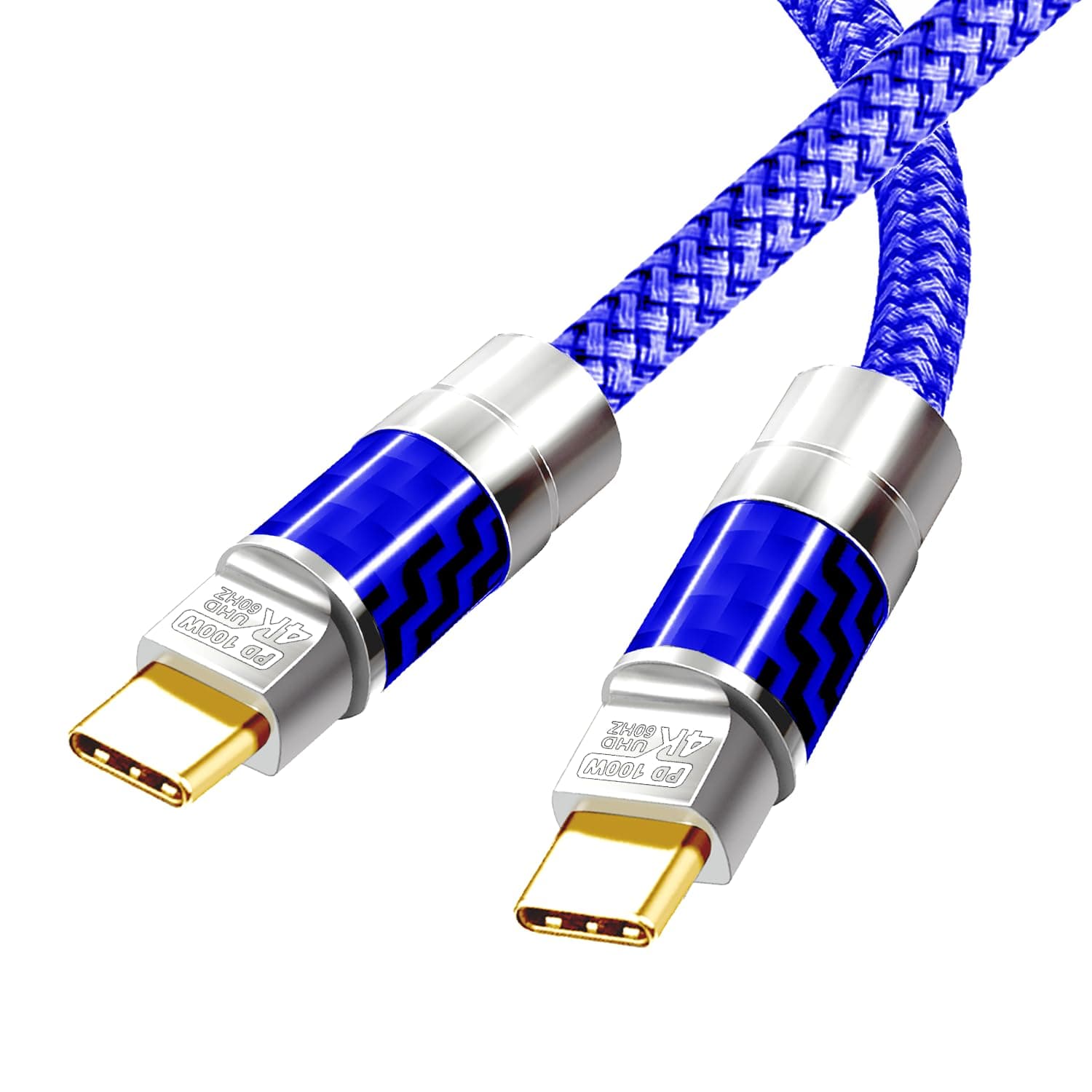 USB C to C Cable 20FT, 4K60HZ GEN2x2(Data usb3.1),USB TYPE C Video Output From USB3.2/ USB4.0 (NOT 100% Fast Charging) & Sync for Xreal MacBook Pro iPad Pro iPhone 15 Pro Galaxy S22 Portable Monitor