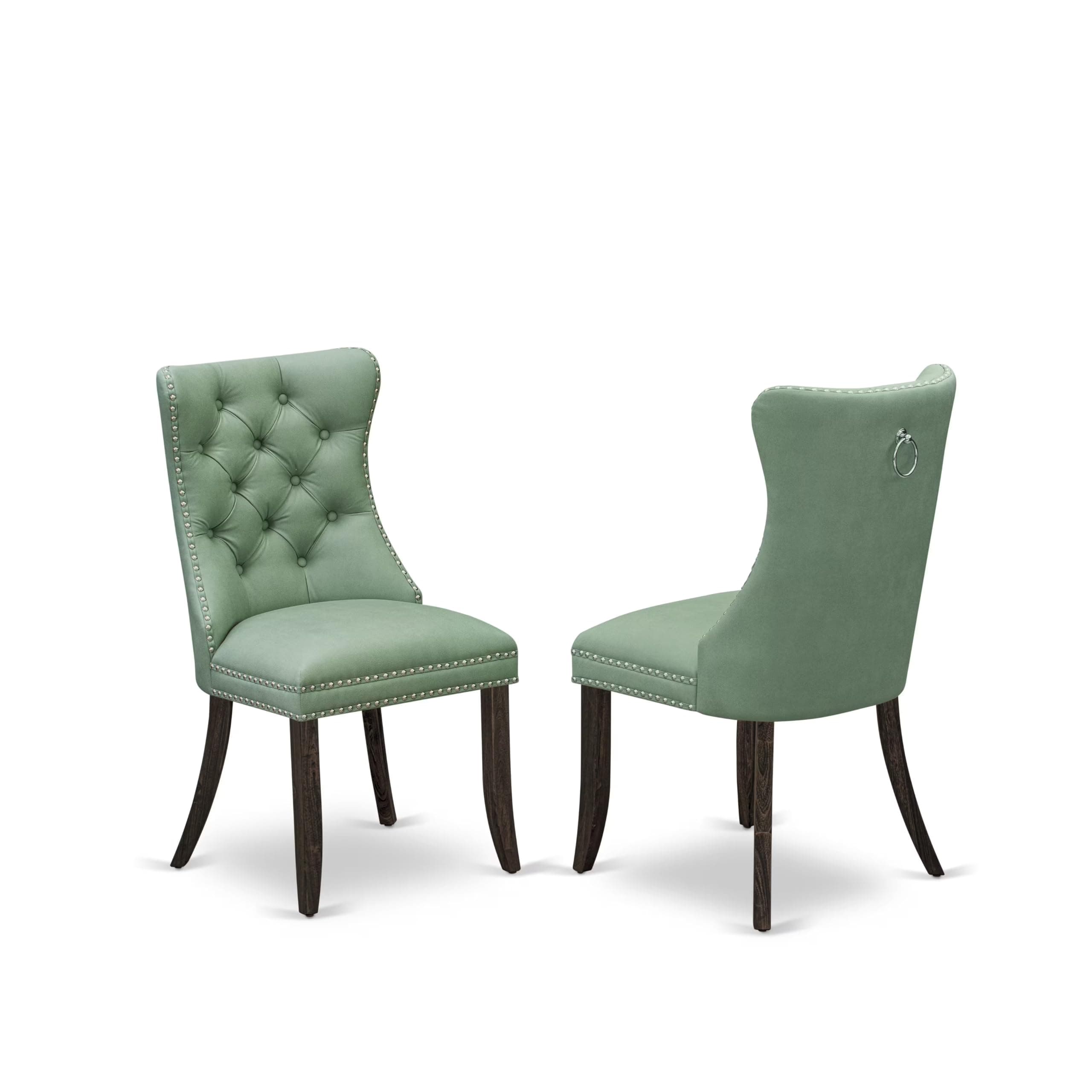 East West Furniture DAP7F22, Large, Willow Green