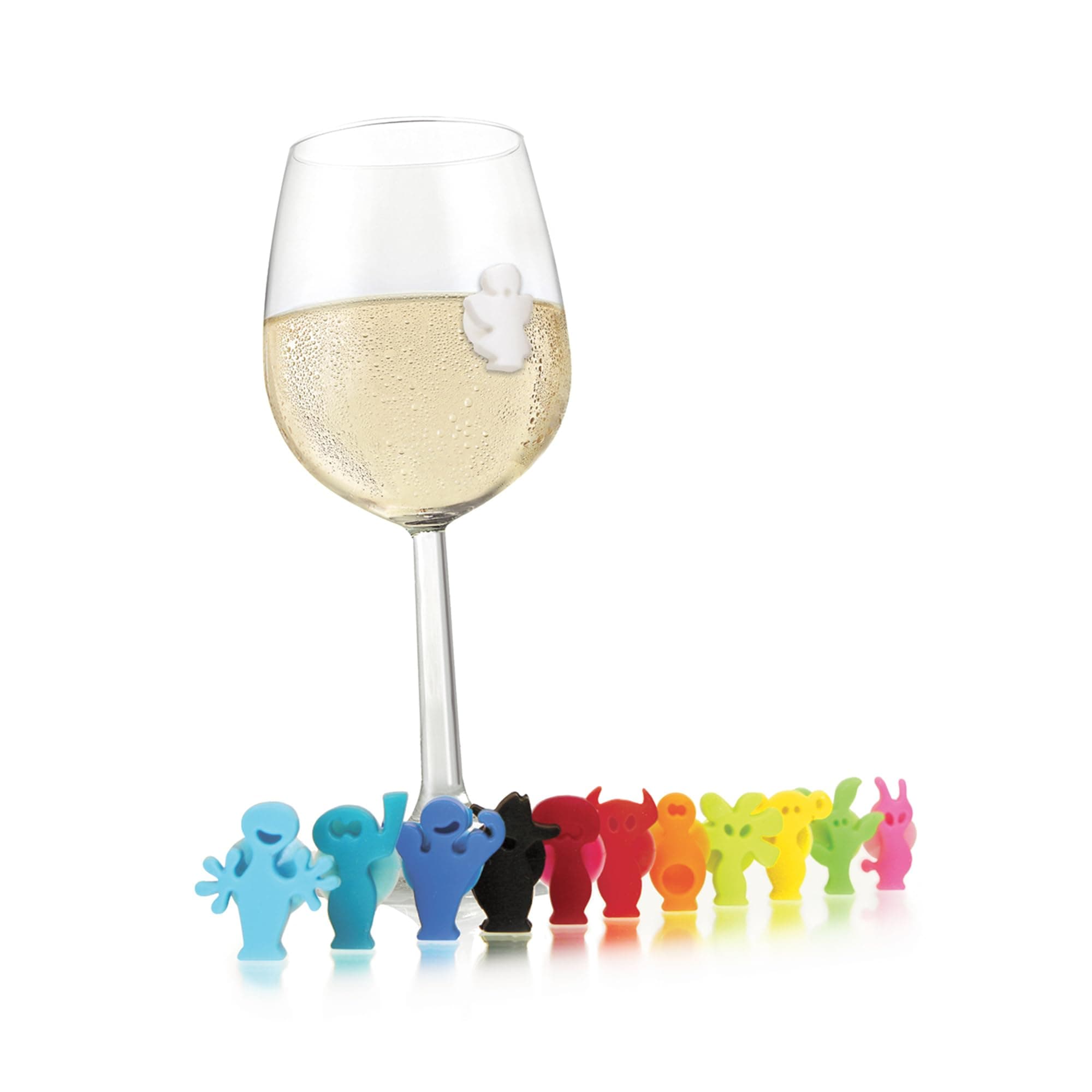 Vacu Vin Glass Markers Party People, Set of 12