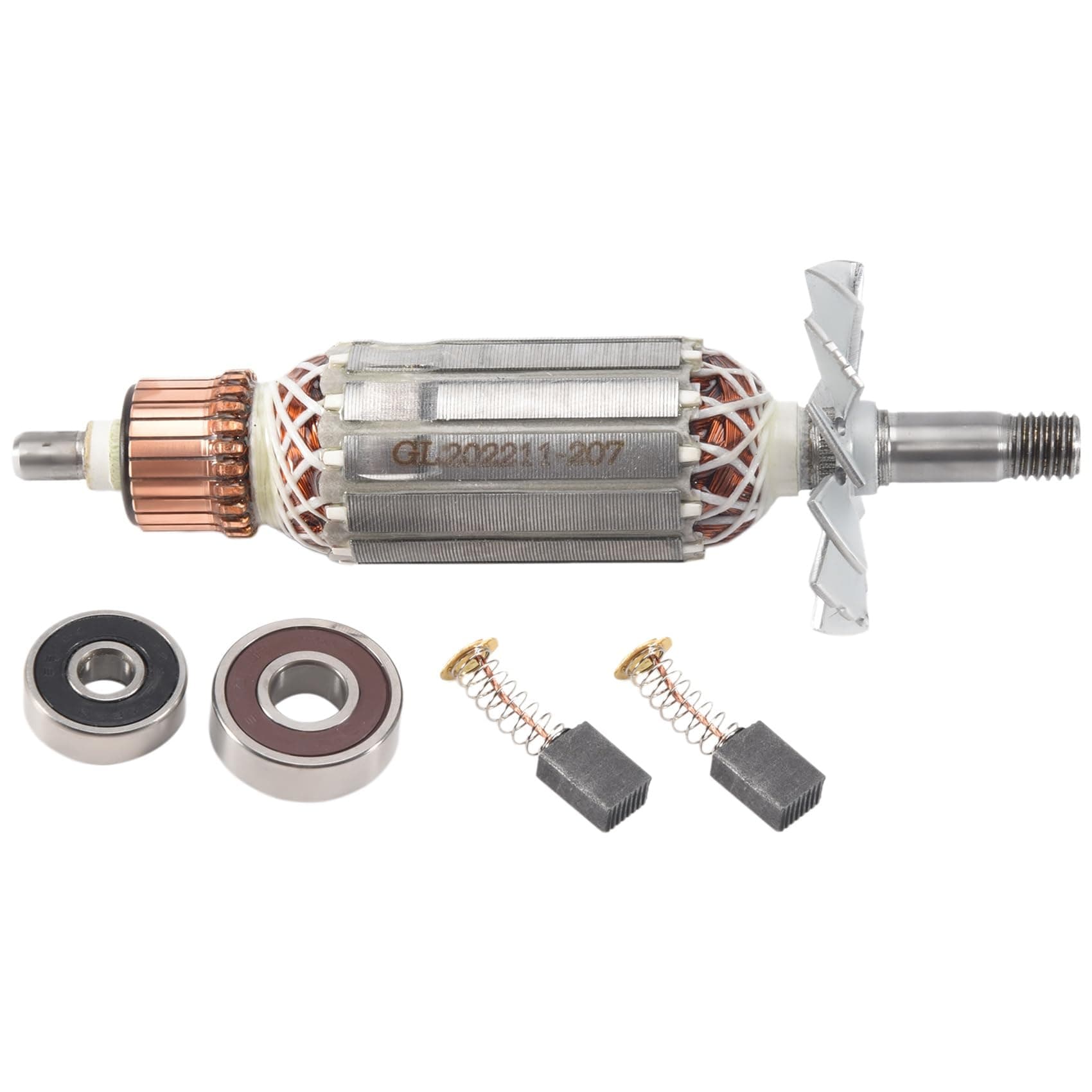 pizarra Drive Shaft Electric Planer Armature Rotor,Anchor Stator Bearing Carbon Brush Parts for N1900B 1900B