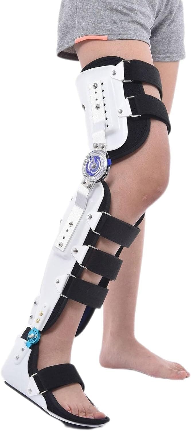 Knee Orthosis Support Joint Stabiliser Adjustable Hinged Hip Joint Abduction Orthosis Leg Brace Joint Attachment Bracket for ACL, PCL, MCL, Arthritis(B Right)