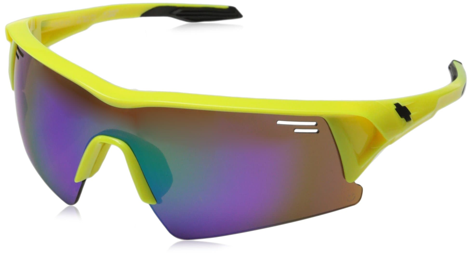 Spy Optic Screw 673030143225 Shield Sunglasses, Hi Vis Happy Bronze & Green Spectra, 126 mm