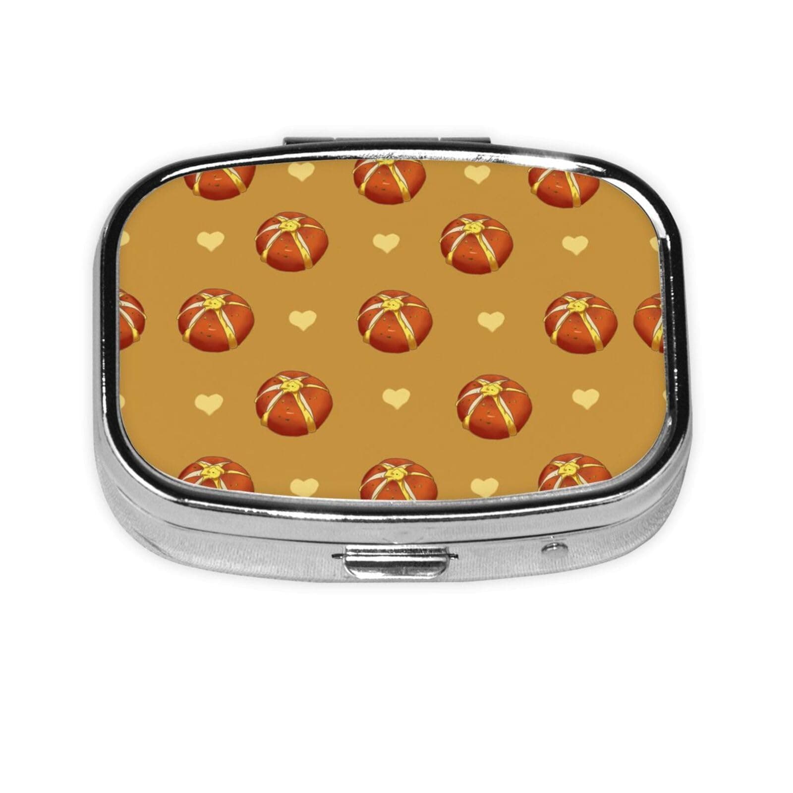 The Square Mini Medicine Box is Suitable for Putting in Pockets or Wallets. It is Easy to Open and Practical.Buttered Bread