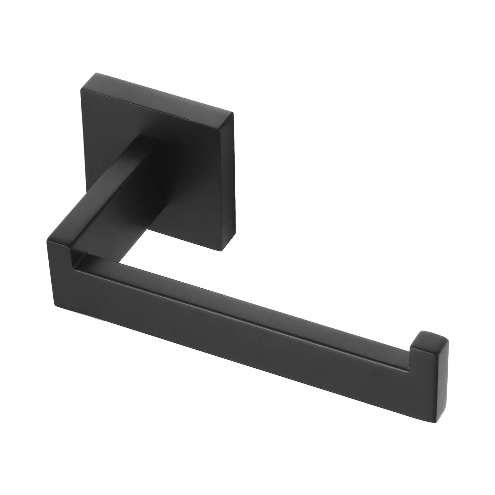 KOKOSIRI Portarrollos de papel higiénico para baño, acero inoxidable SUS304, montaje en pared, negro, B2003BK