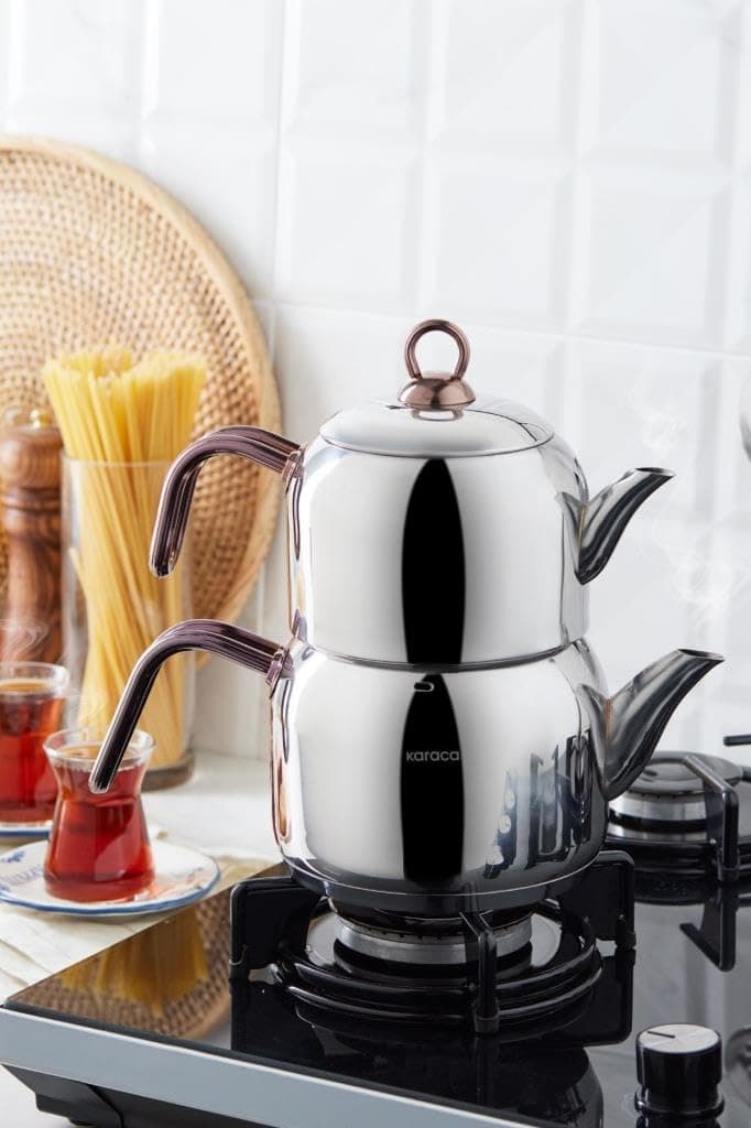 KARACA Urban Ortaboy Teapot Set Rosegold