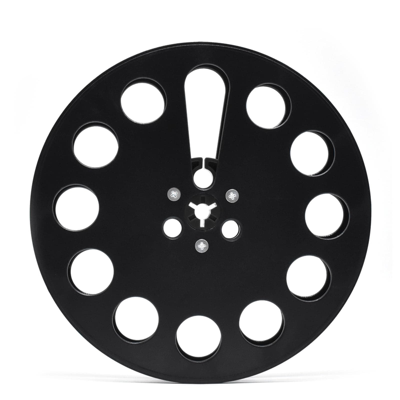 EAJONC 7 Inch Empty Takeup Reel, 1/4 Inch Reel-to-Reel Tape Reel, Black