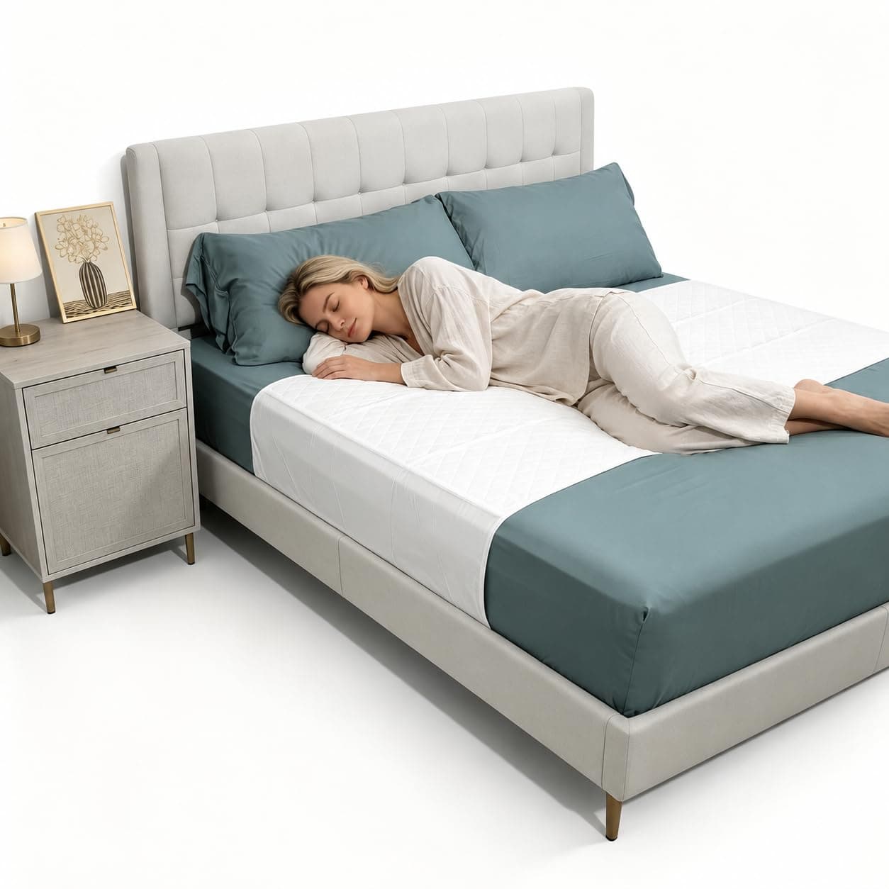 Washable Waterproof Bed Pads, Queen 60" x 36", 1 Pack