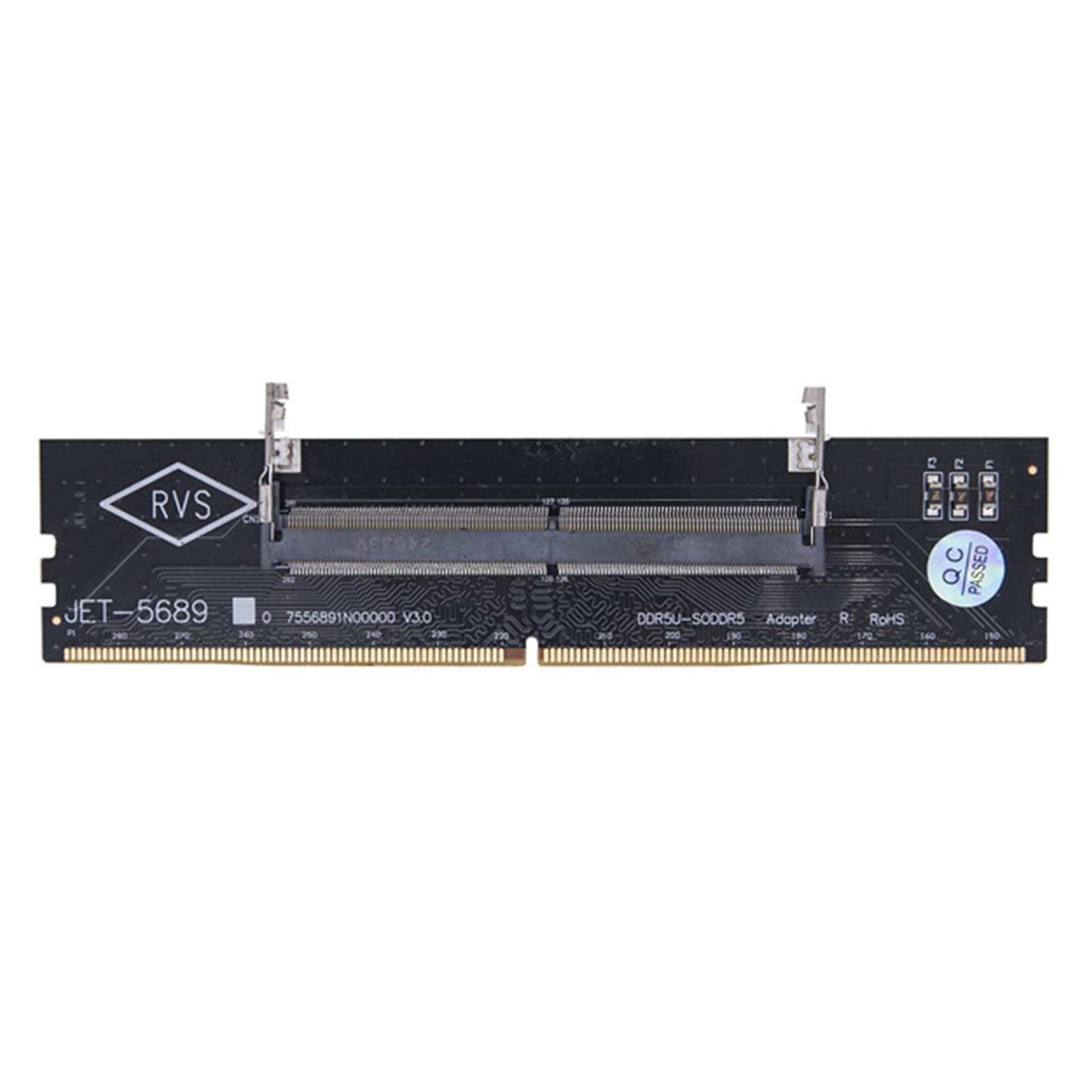 Zgehnao DDR5 Adapter Laptop DDR5 Memory Tester UDIMM To SO DDR5 Converter DDR5 Laptop SODIMM To Desktop UDIMM To SO DDR5