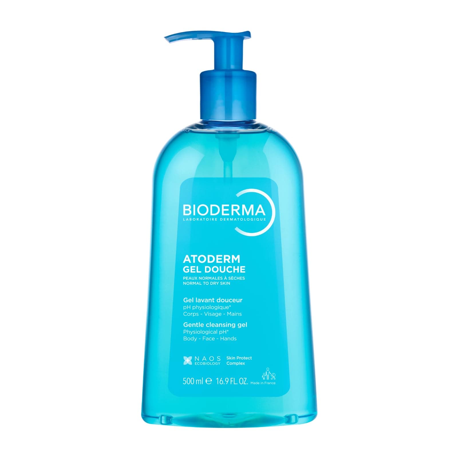 Bioderma Atoderm Hydrating Shower Gel, Moisturizing Face and Body Cleanser