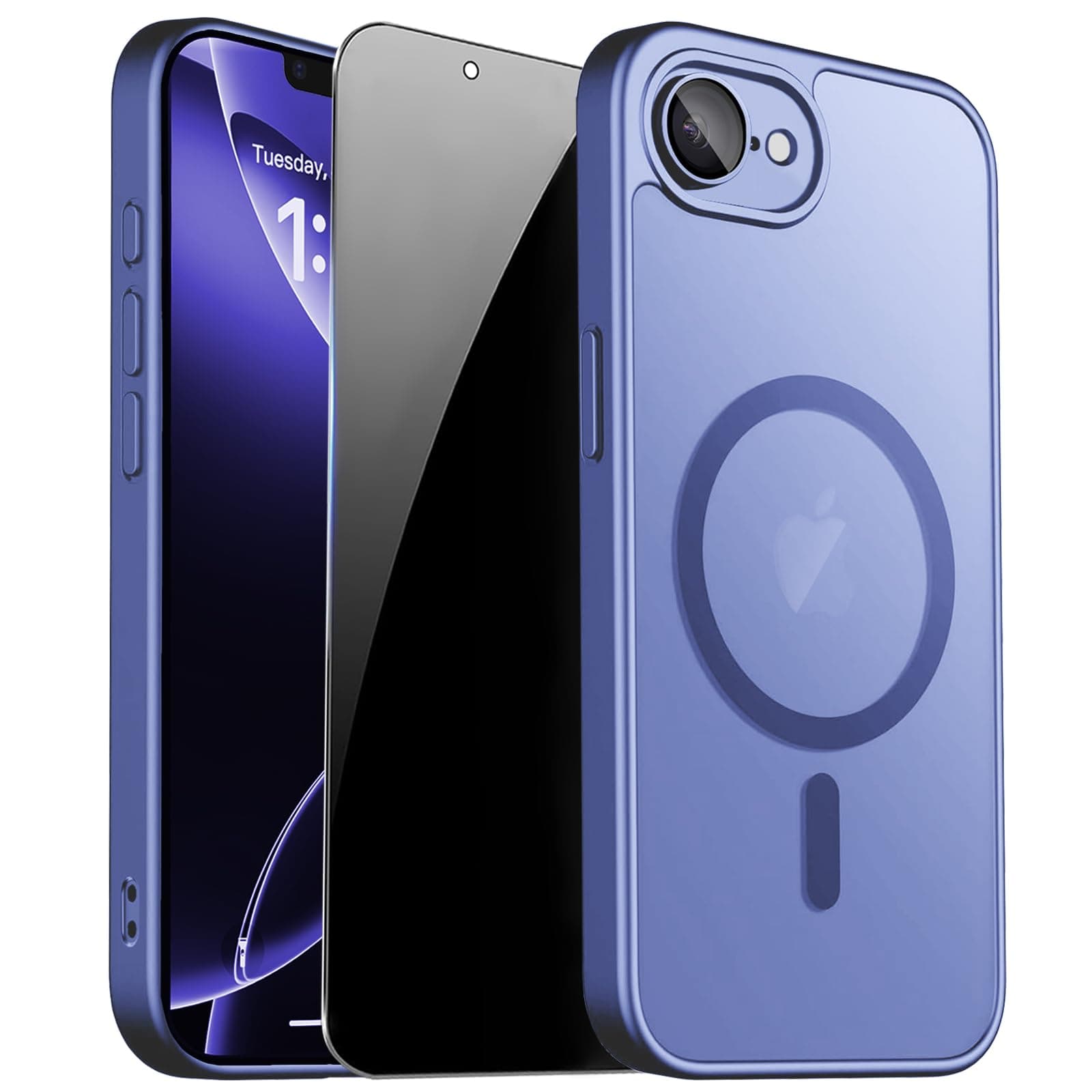 ZOZDOKG Magnetic for iPhone 17e Case & iPhone 16e Case, Light Blue