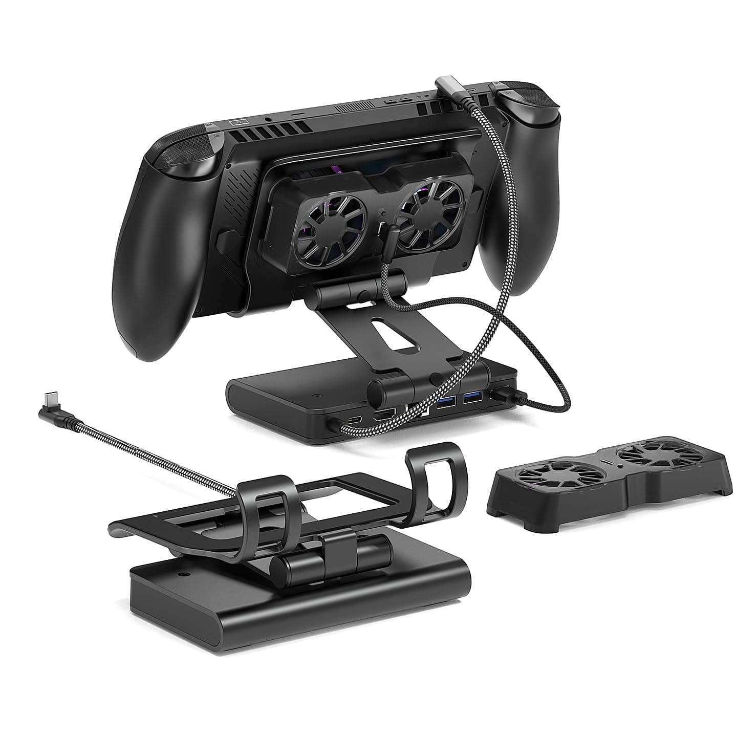 Magnetic Dual Cooling Fan Docking Station for ROG Xbox Ally X/Switch 2