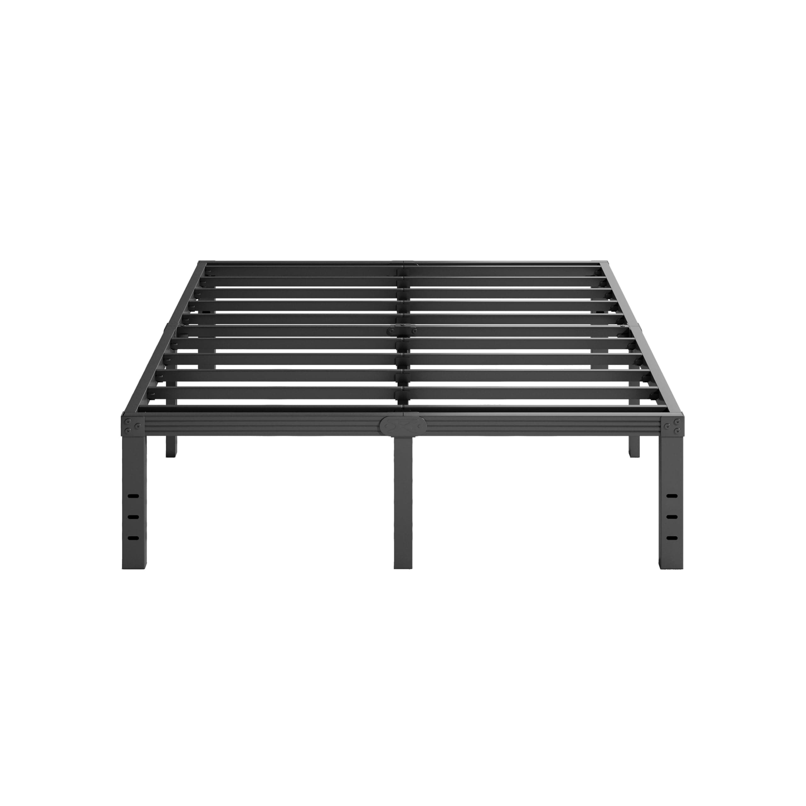 Furnitui 16 Inch High Metal Full Size Bed Frame, Platform Bed Frame Full Size No Box Spring Needed, Easy Assembly, Noise Free, Sturdy, Black