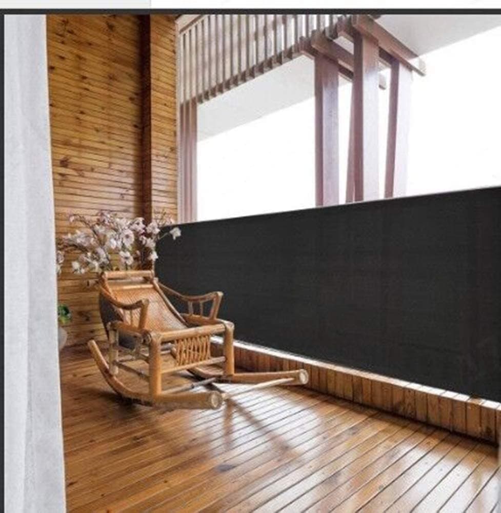 Ez4garden Balcony Privacy Screen Net Fence Windscreen Mesh Shade Cover for Construction Site Patio Yard Driveway Garden Gazebos Beige,1.5x15.2m/5x50ft