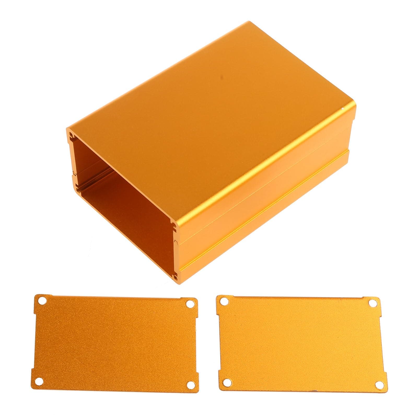 Nawwgy Aluminum for Case Electronic Project PCB Instrument Box Metal Enclosure Box Electrical Panel Boxes 110x46x76mm