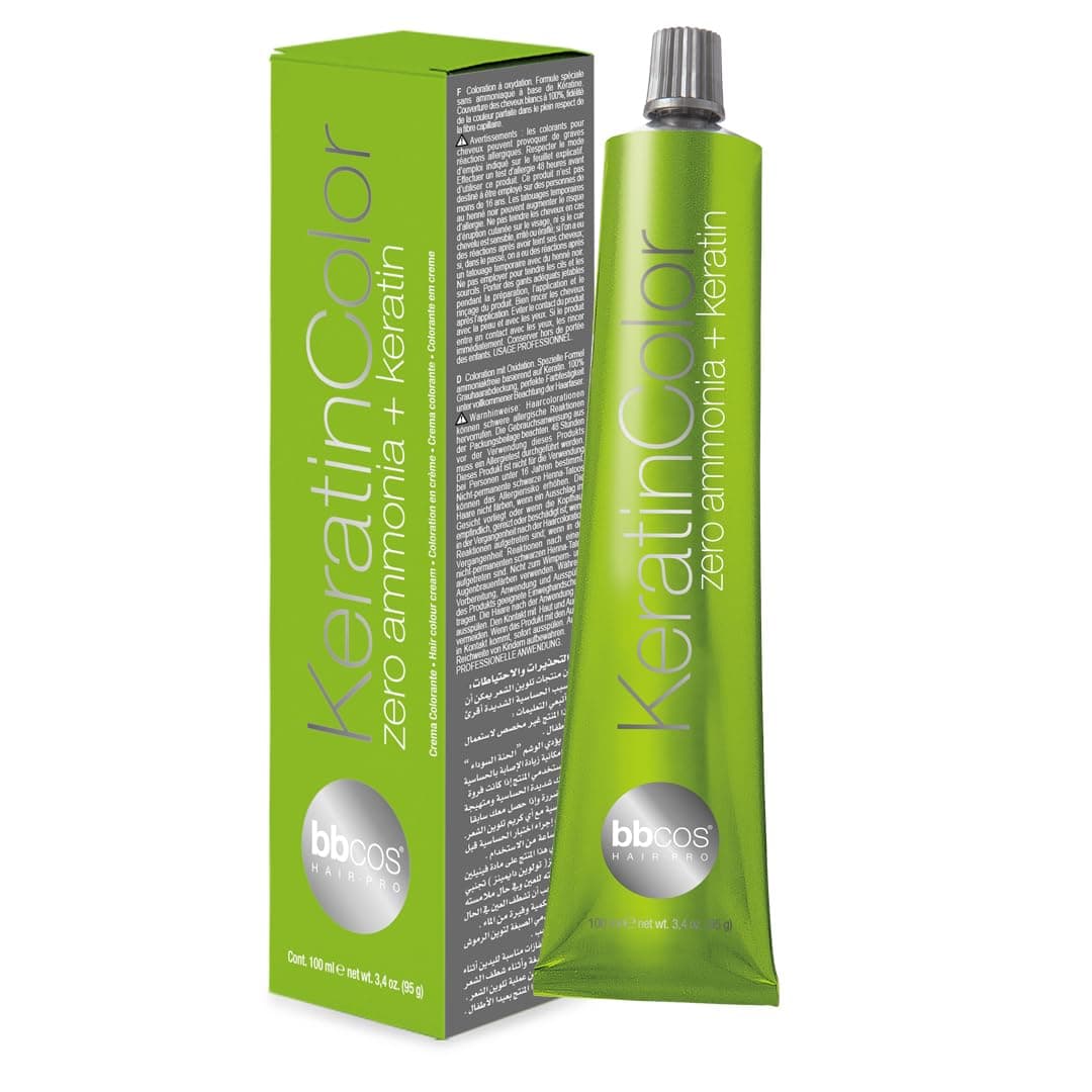 Bbcos Hair Pro KeratinColor Zero Ammonia + Keratin Hair Color 100 ml Tube (9/0, Very Light Blond)