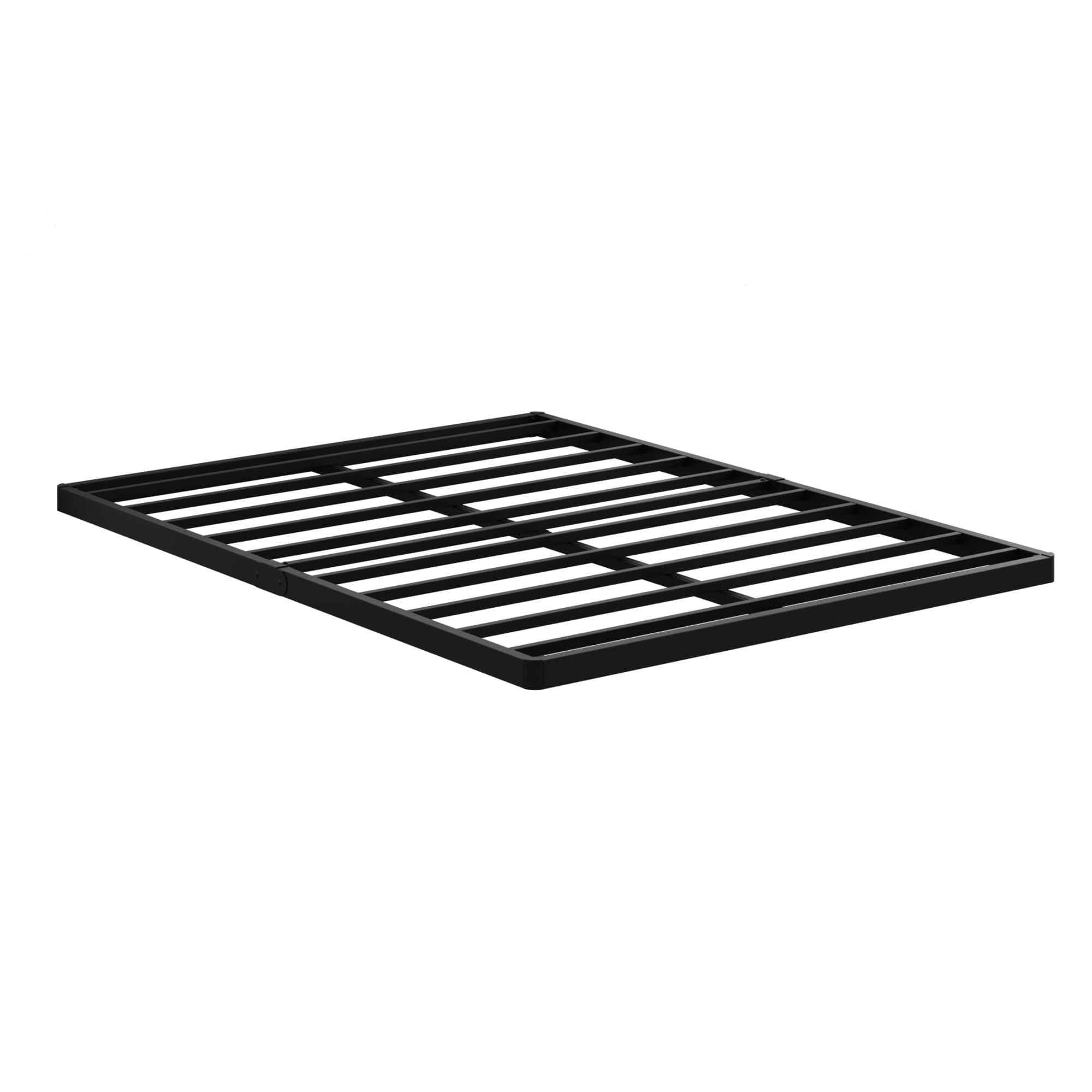Maenizi Box Spring 2 Inch Low Profile, Heavy Duty Metal Box Spring Bed Base Bunkie Board, Mattress Foundation, Easy Assembly, Noise Free, Black