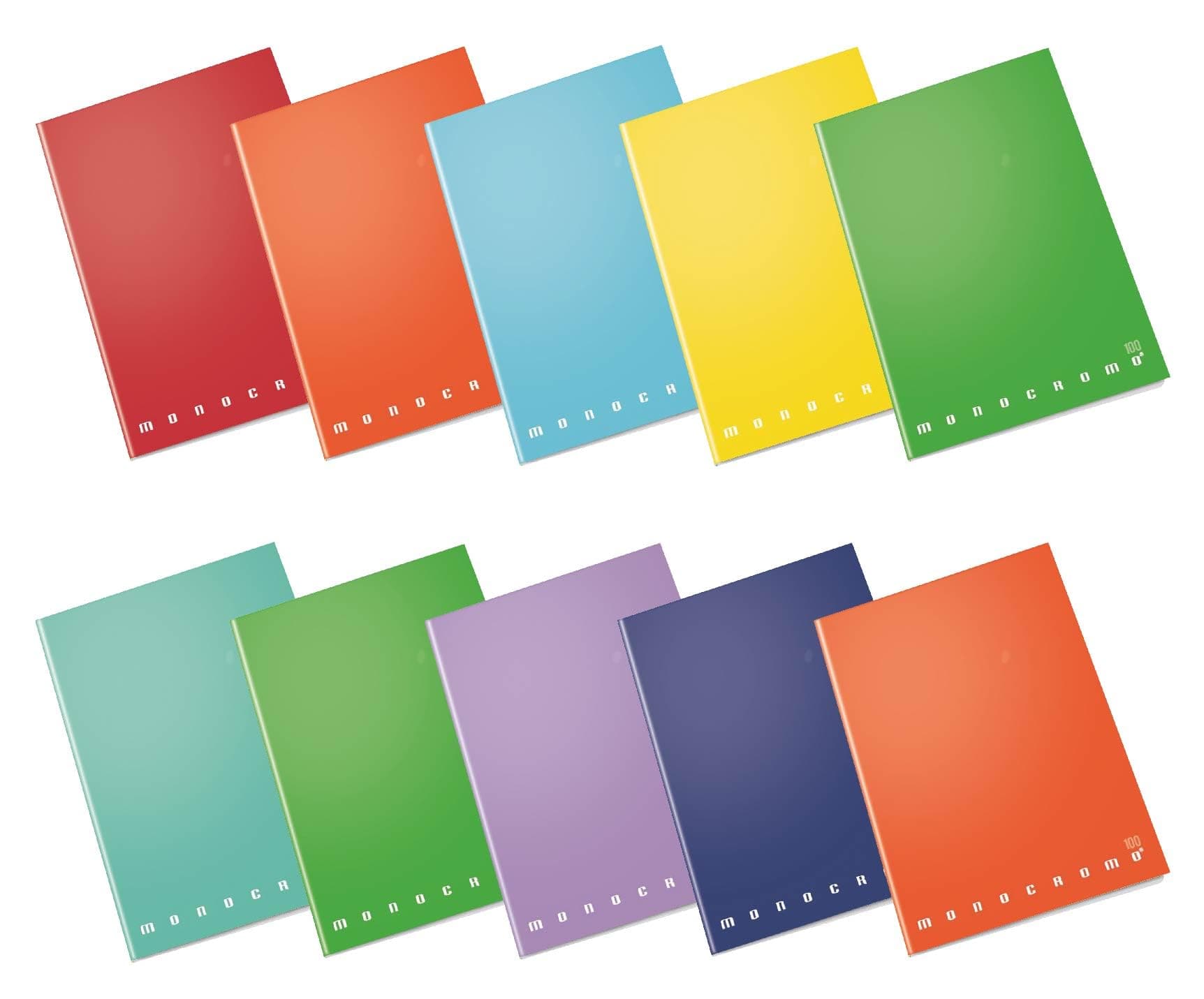 Pigna 022988810 Maxi Notebook, Pack of 10, A4