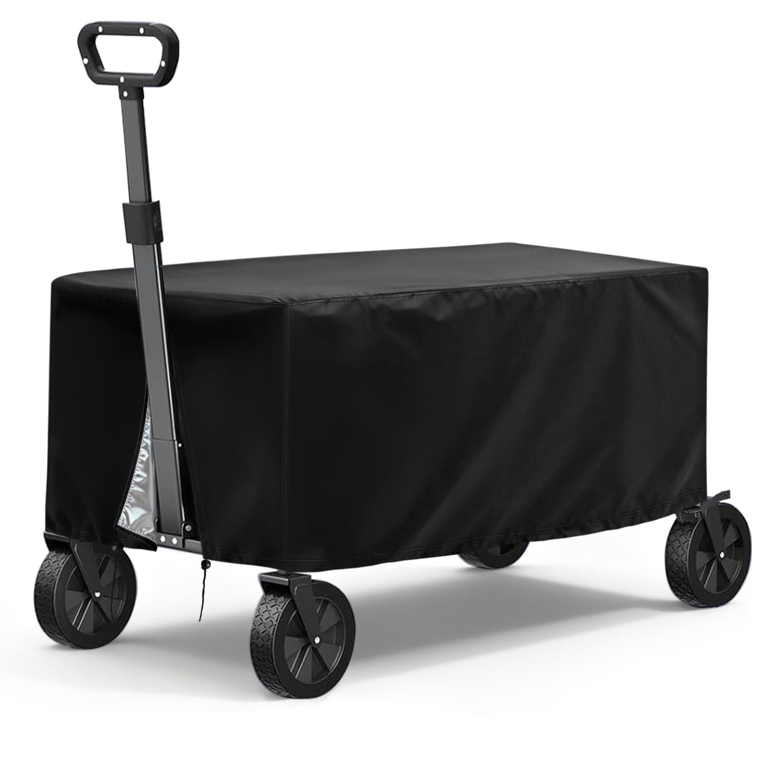 TheElves Wagon Rain Cover Waterproof for Garden Cart, 52x25x16 inch