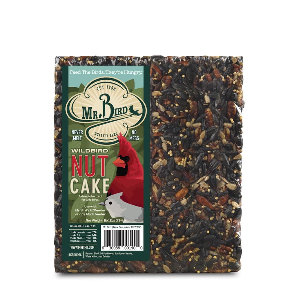 Mr Bird's NutCake XL Large Block 28 oz Fits XL NeatFeeder Bird Feed