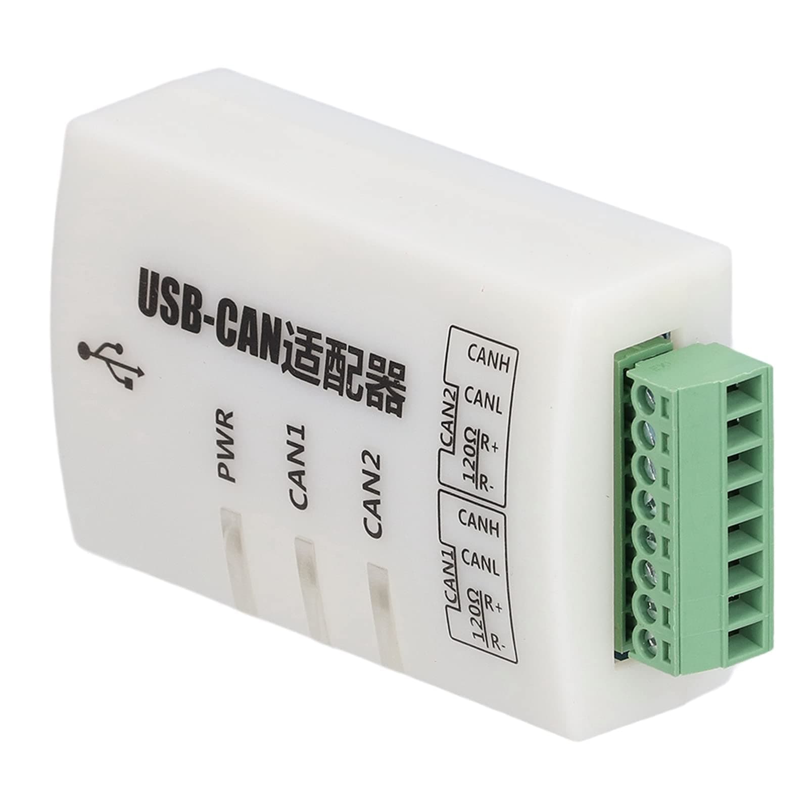 CAN USB Adapter Dual Channel Automatic CAN Bus Analyzer Intelligent Converter Debugger J1939 Professional Accessories for Use