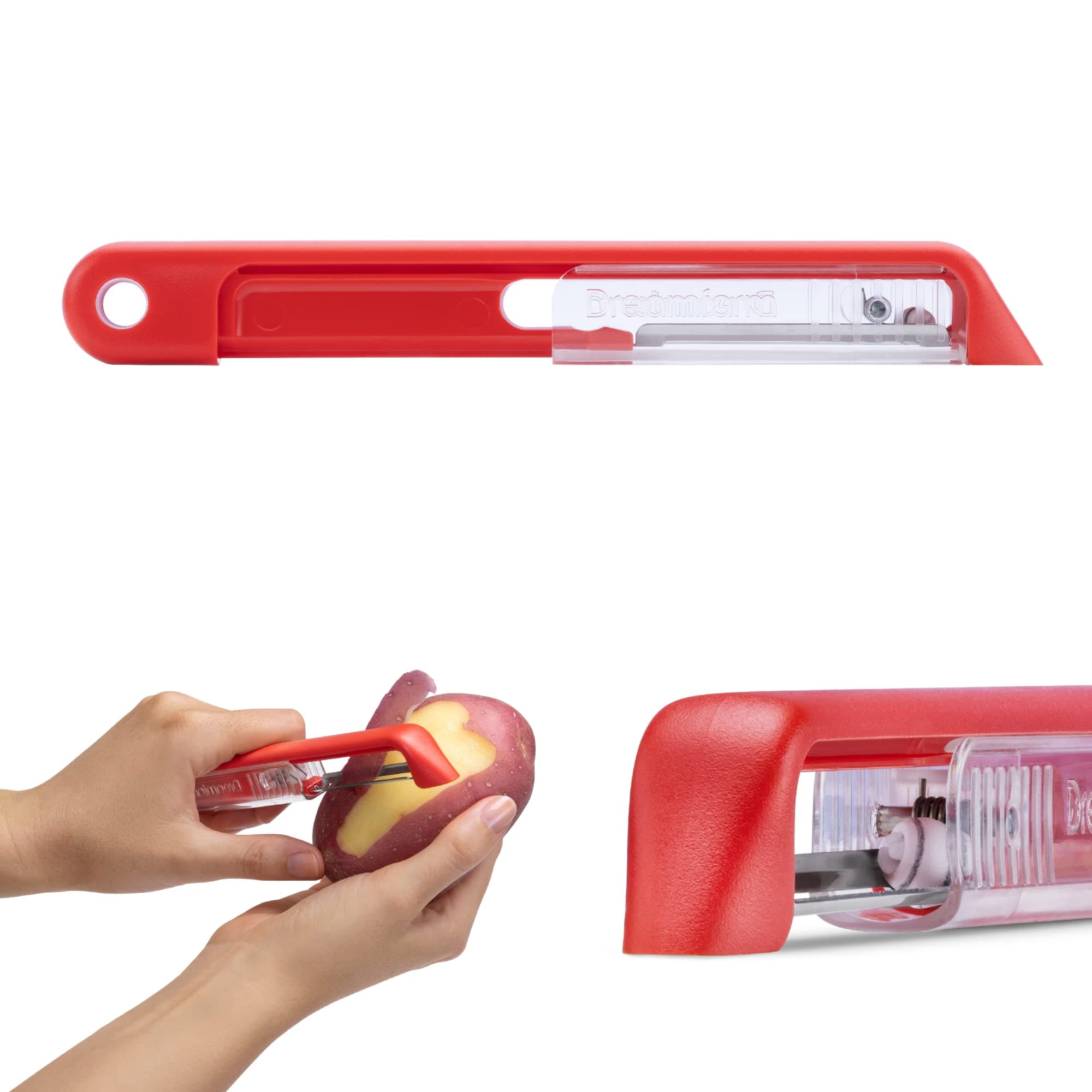 Dreamfarm Sharple Peeler, Vertical Peeler, Peeler, Kitchen Goods, Kitchen Utensils, Outdoor, Camping, Cooking, Cooking Goods, Vegetable Cooking, RD