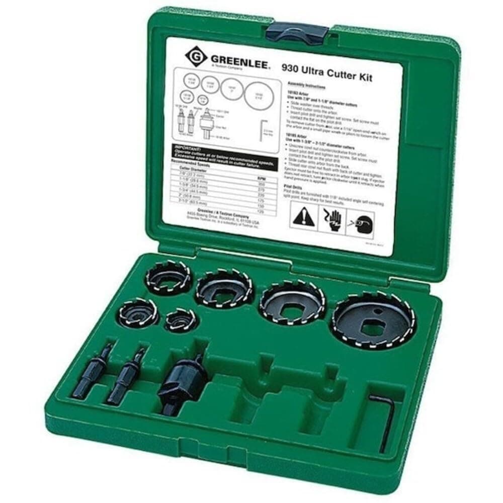 Greenlee 930 Ultra Cutter Kit, Green/Black
