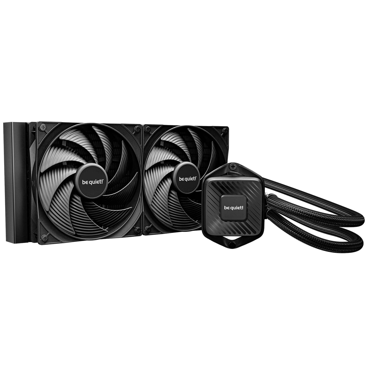 be quiet! Pure Loop 3 280mm All-in-One Water Cooling for Overclocked AMD/Intel Systems, 2X Pure Wings 3 140mm PWM High-Speed Fans, High Static Pressure, Whisper-Quiet PWM Pump