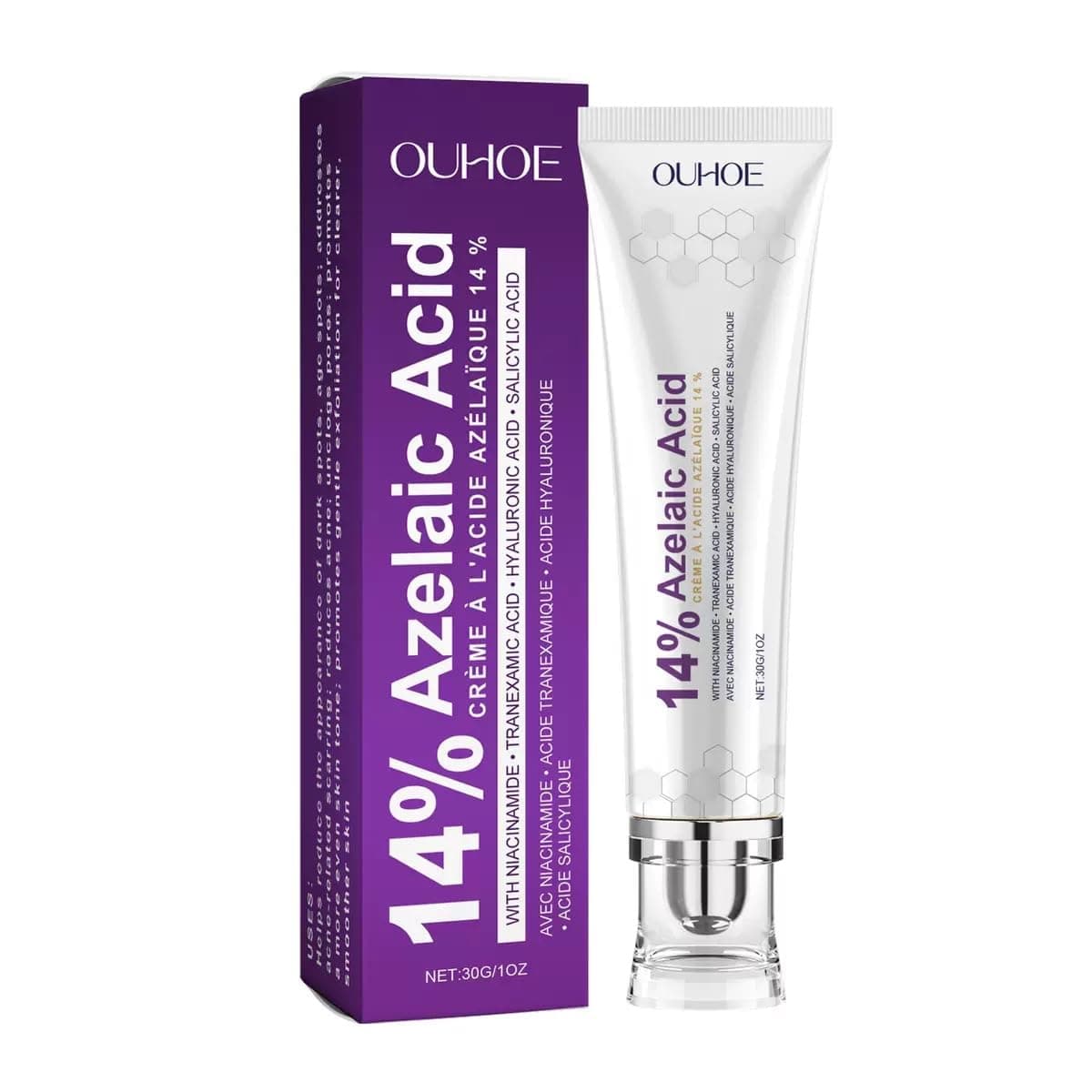 14% Azelaic Acid Facial Cream with Niacinamide, 30g