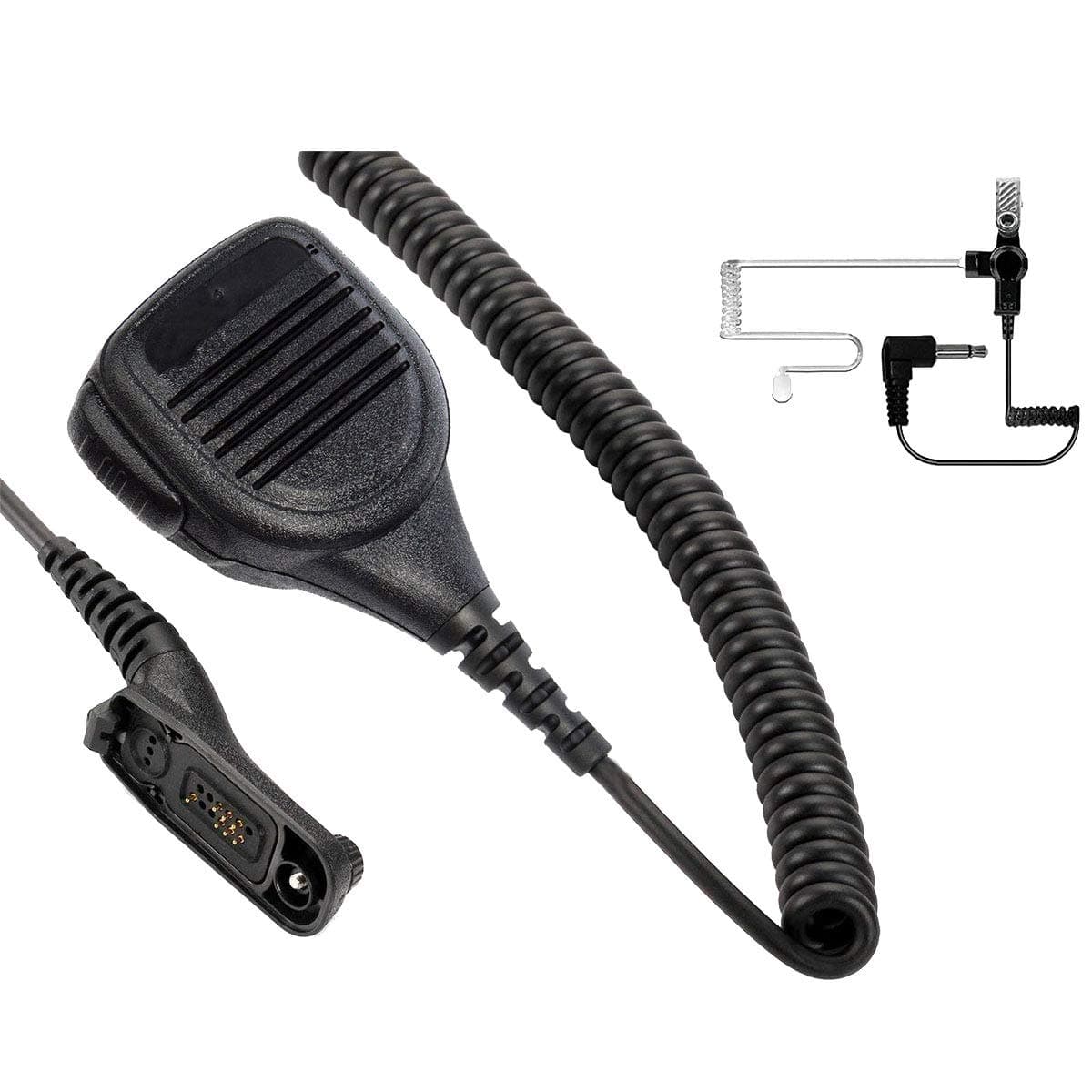Speaker Mic Compatible with Motorola Radios APX4000 APX6000 APX7000 XPR6350 XPR6550 XPR7350 XPR7550（ APX 4000 6000 7000 XPR 7550 7350 6550, Noise Reduction Shoulder Microphone with 3.5mm Earpiece