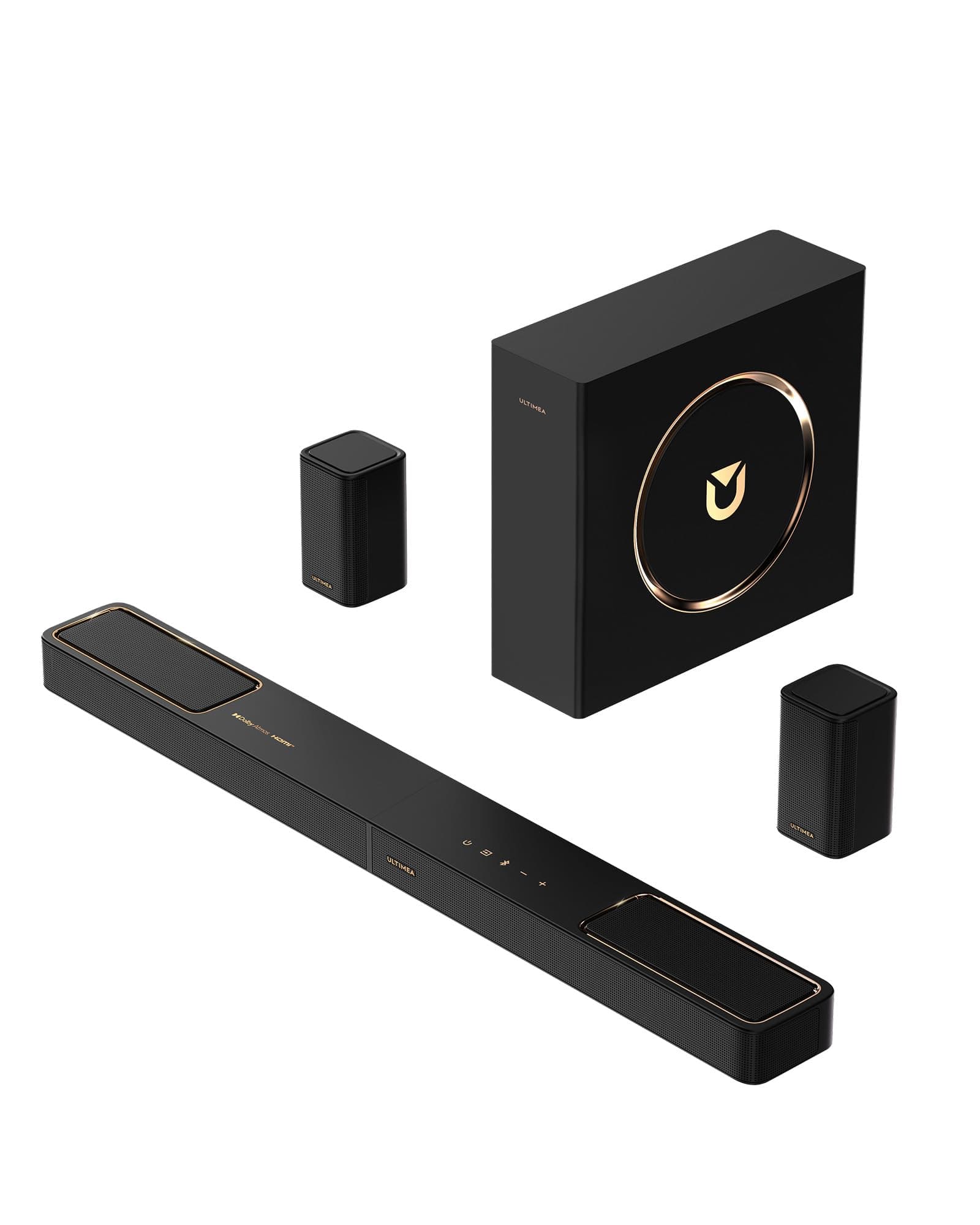 ULTIMEA 5.1.2ch Sound Bar with Dolby Atmos, Surround Sound System for TV