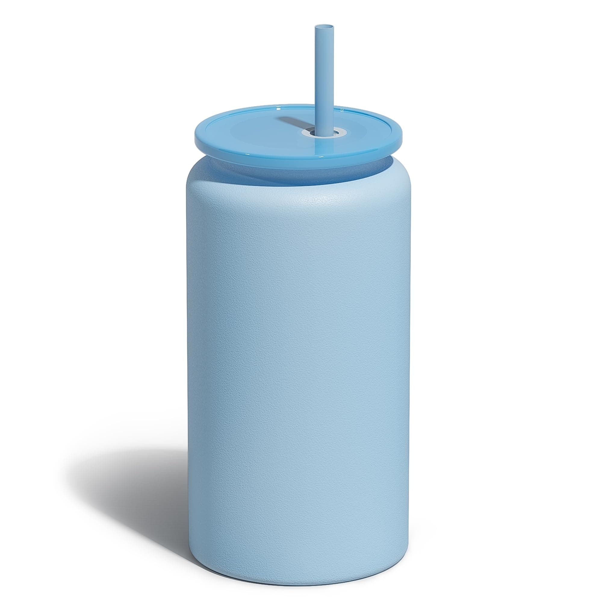 UIRZOTN 16 oz Tumbler, Insulated Tumbler with Straw, Iced Coffee Tumbler