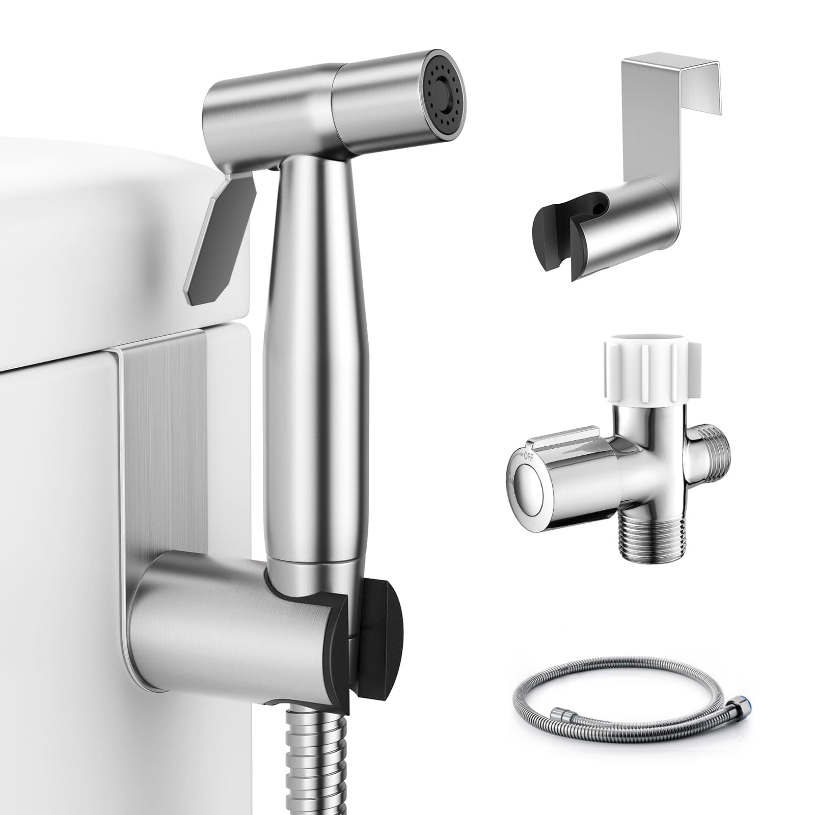 Fekivasy Handheld Bidet Sprayer, Bidet Attachment for Toilet