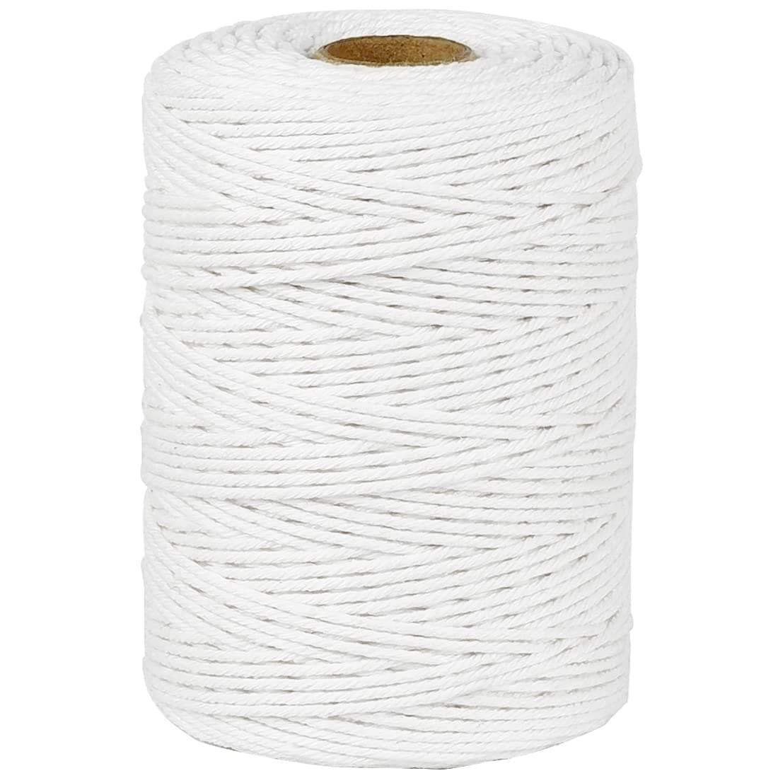 PerkHomy Cotton Butchers Twine String 700 Feet 2mm Twine for Cooking Food Safe Crafts Bakers Kitchen Butcher Meat Turkey Sausage Roasting Gift Wrapping Gardening Crocheting Knitting