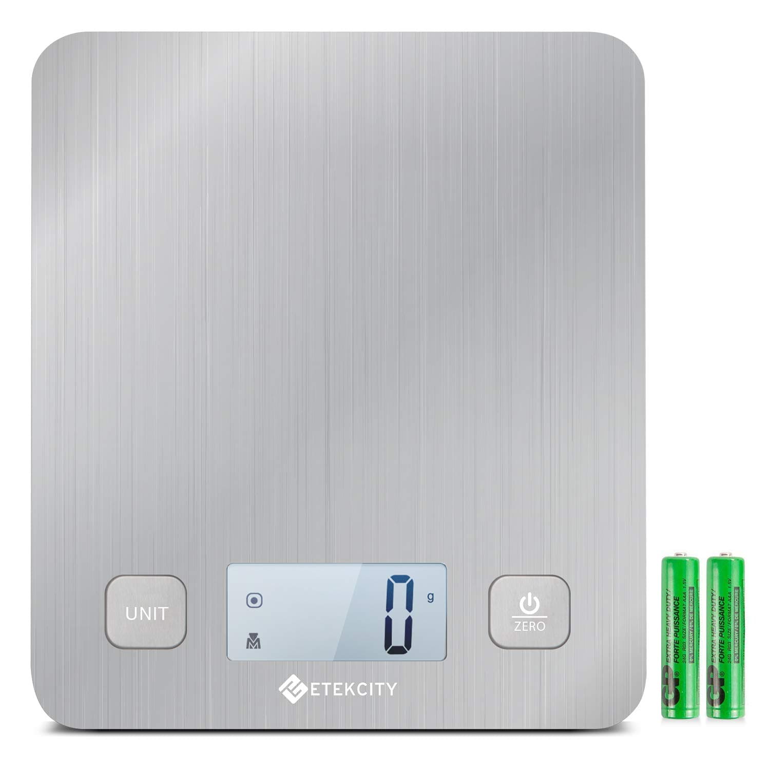 Etekcity Food Kitchen Scale, Digital Grams and Ounces, 11lb/5kg