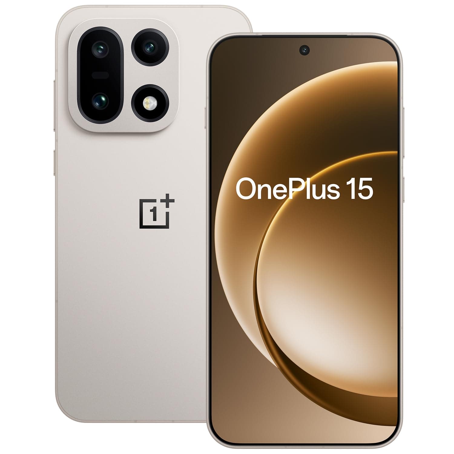 OnePlus 15 Dual-SIM 512GB ROM + 16GB RAM (GSM Only | No CDMA) Factory Unlocked 5G Smartphone (Sand Storm) - International Version