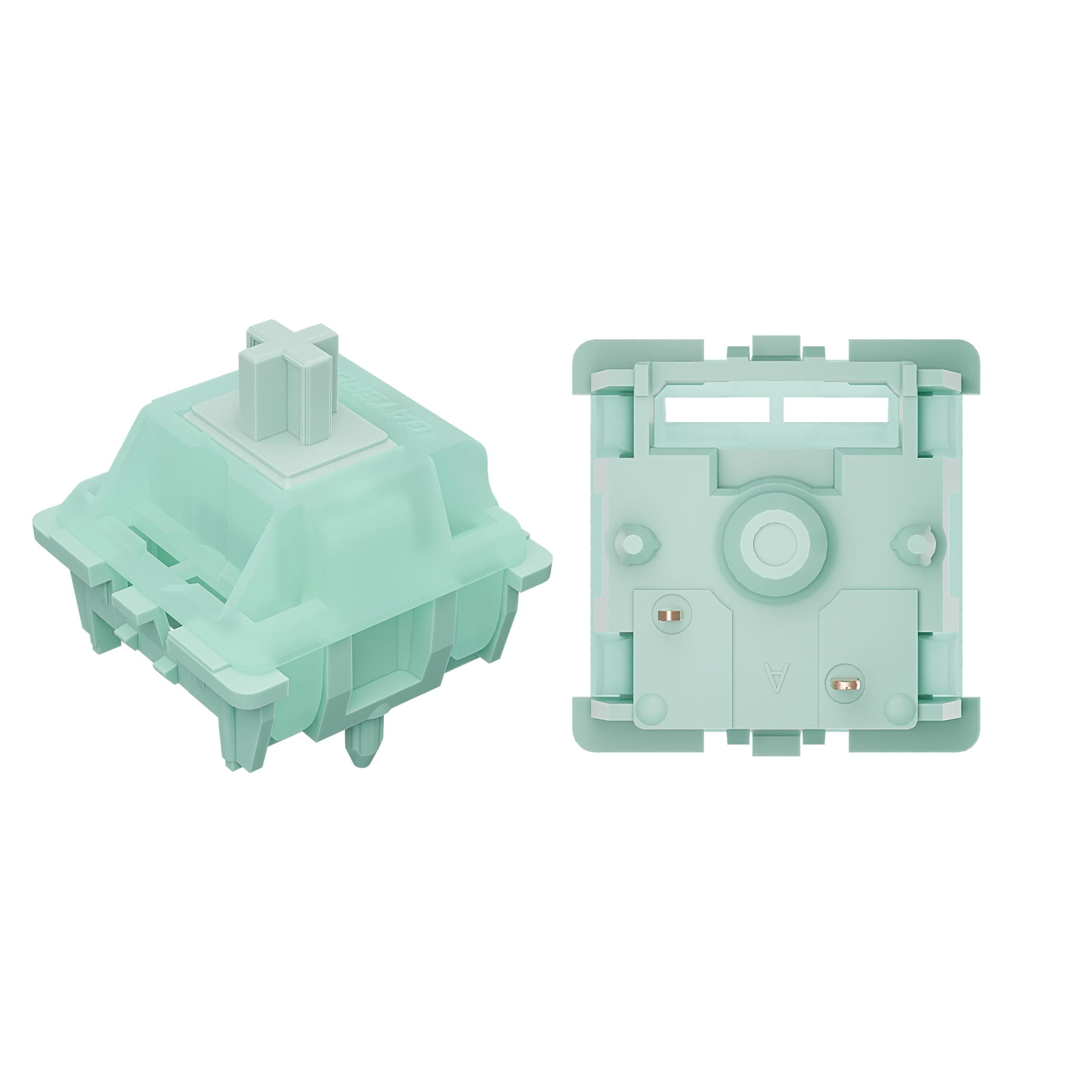Zjmehty Gateron Jade Series Open Mint Switches for MX Mechanical Keyboard(Open,36pcs)